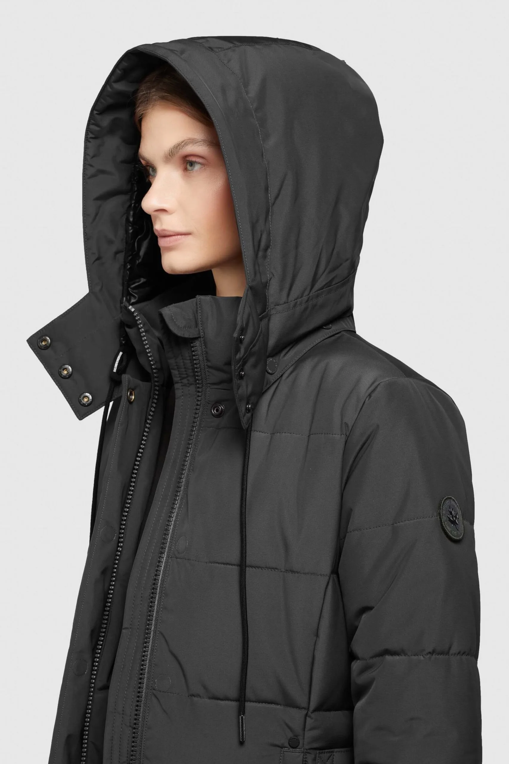 Khujo Wintermantels Wintermantel Cliv Dames Zwart - Afbeelding 7