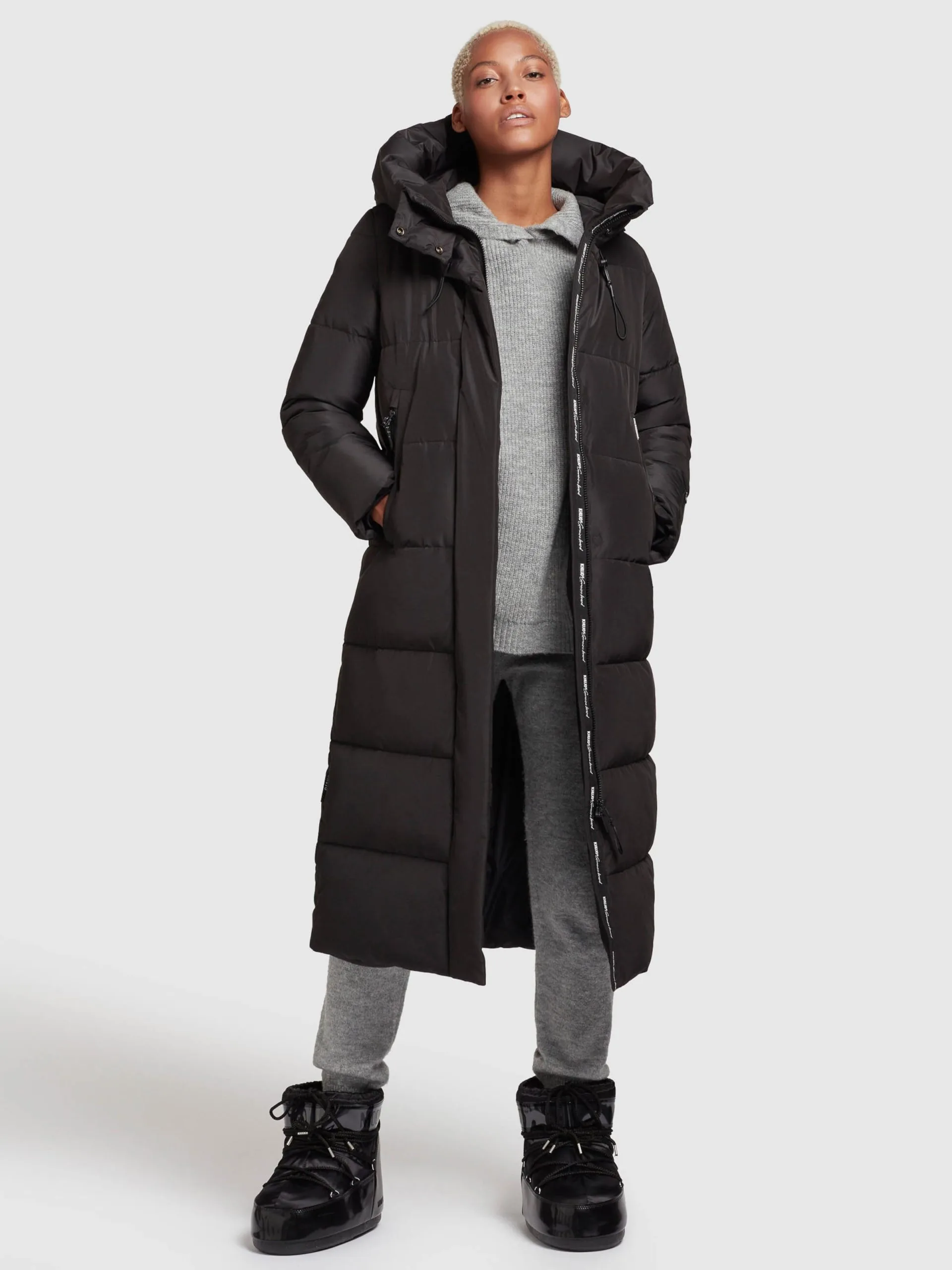 Khujo Wintermantels Wintermantel Soulani Dames Zwart - Afbeelding 3