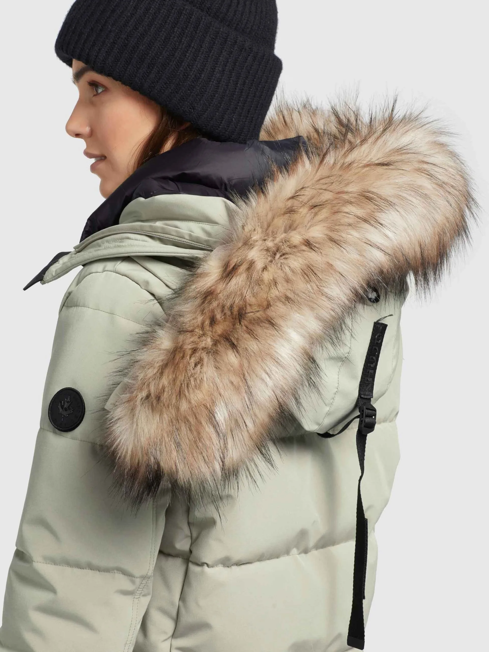 Khujo Wintermantels Wintermantel Cloren Dames Mintgroen - Afbeelding 7