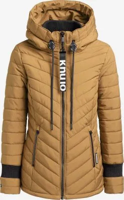 Khujo Winterjassen Winterjas Dames Camel