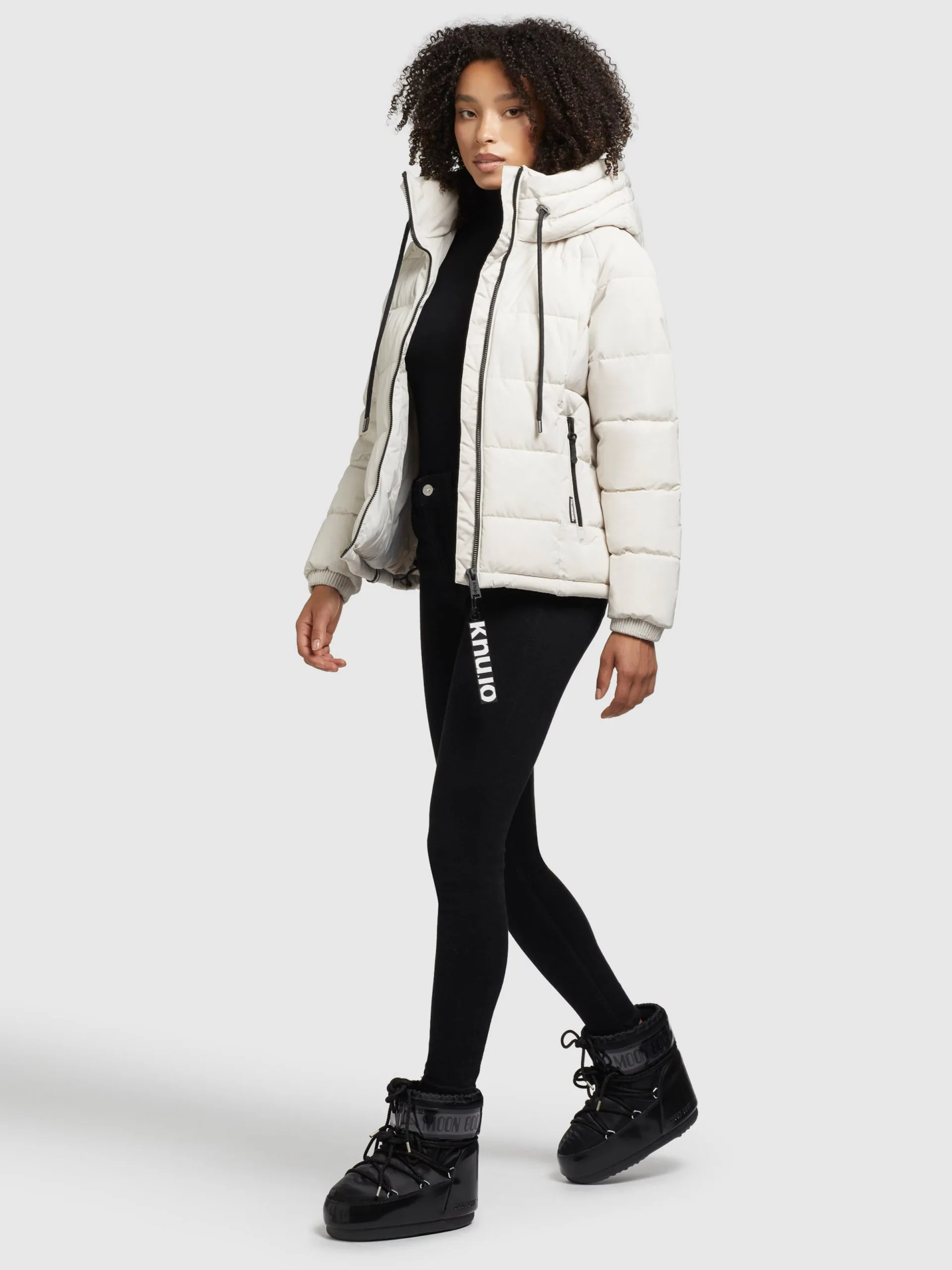 Khujo Winterjassen Winterjas Joilee Dames Offwhite - Afbeelding 6