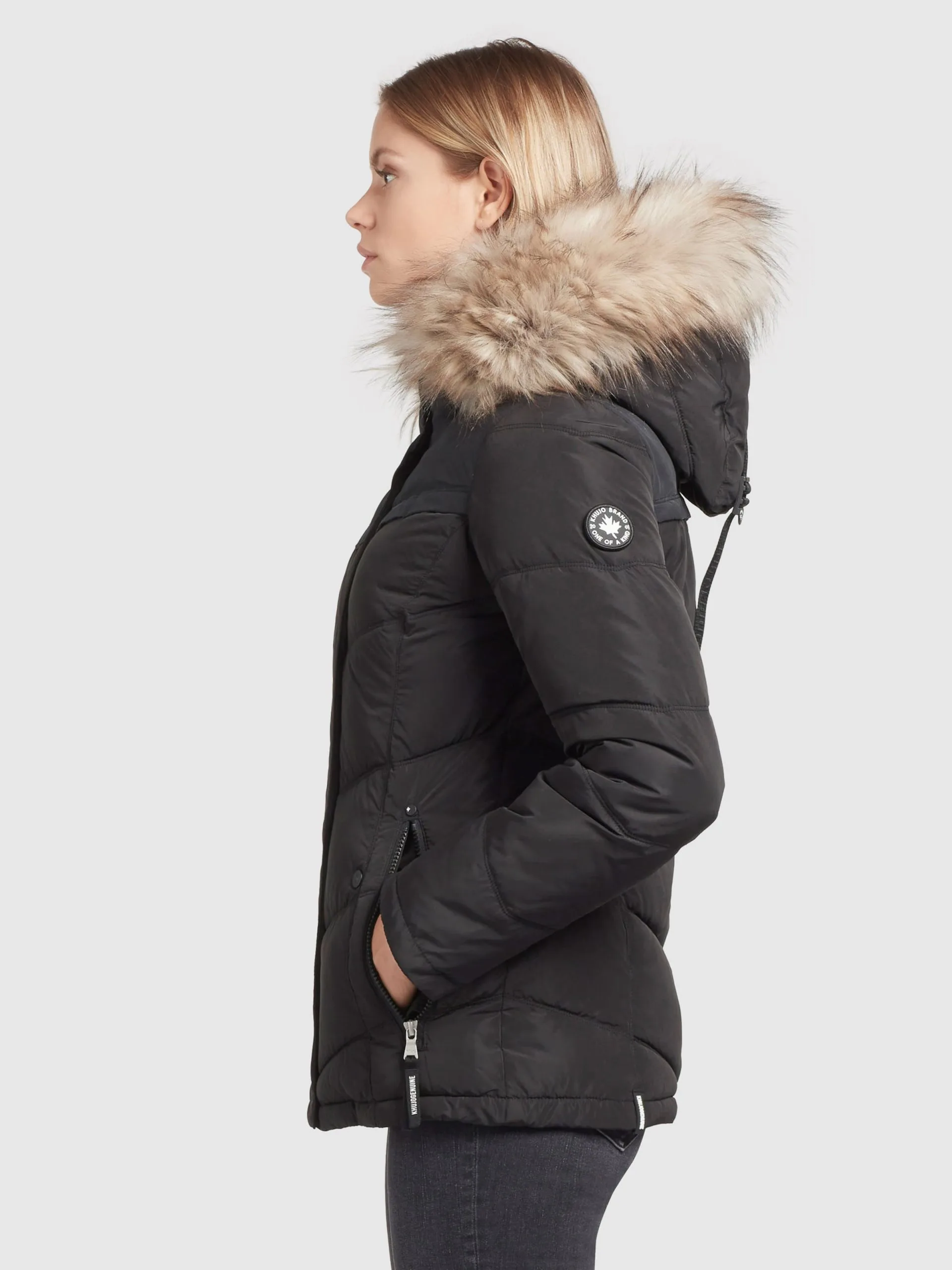 Khujo Winterjassen Winterjas Winsen Dames Zwart - Afbeelding 5