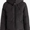 Khujo Winterjassen Winterjas Esila Dames Zwart
