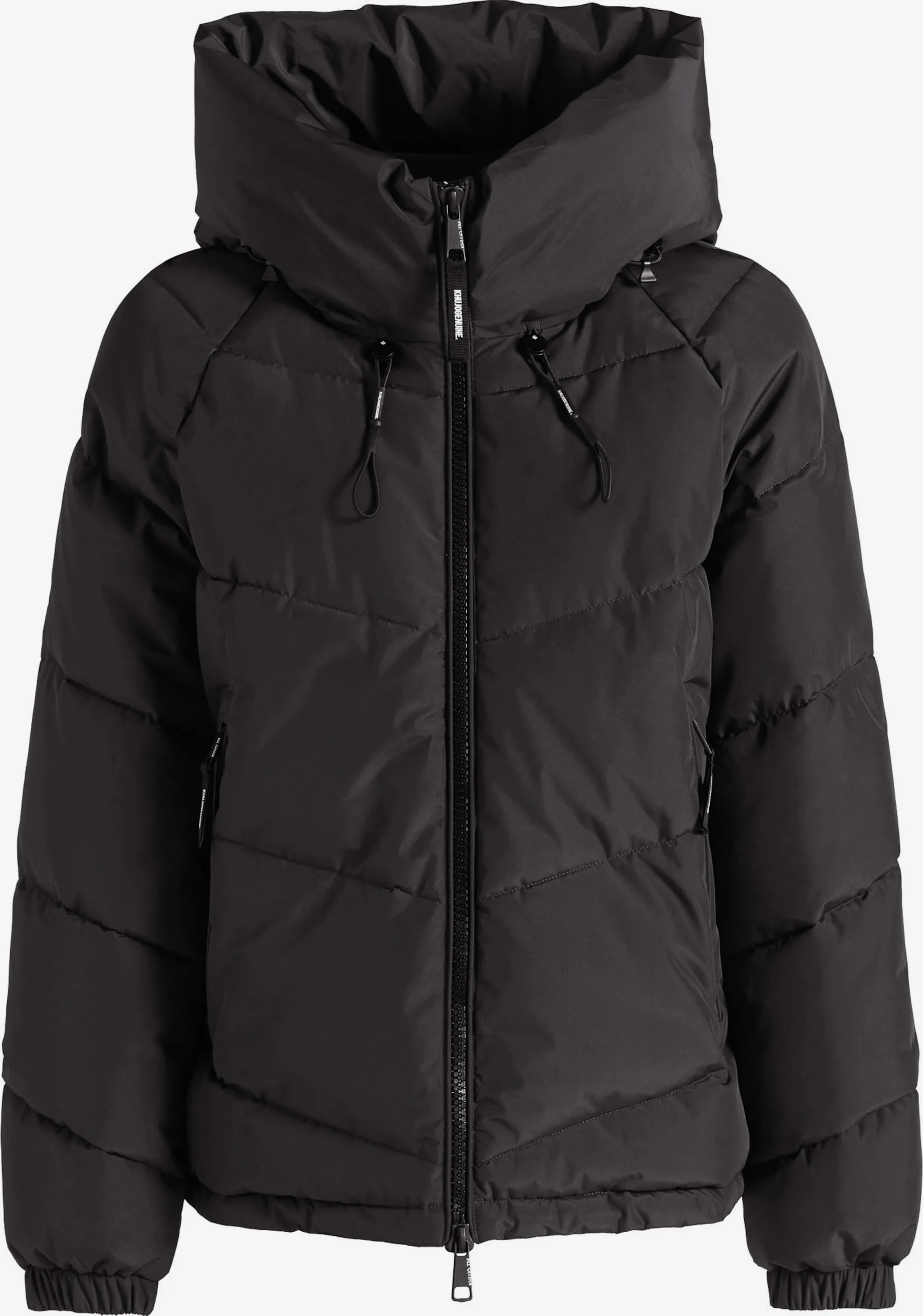 Khujo Winterjassen Winterjas Esila Dames Zwart