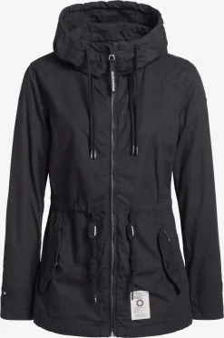 Khujo Tussenjassen Tussenjas SESIA Dames Zwart