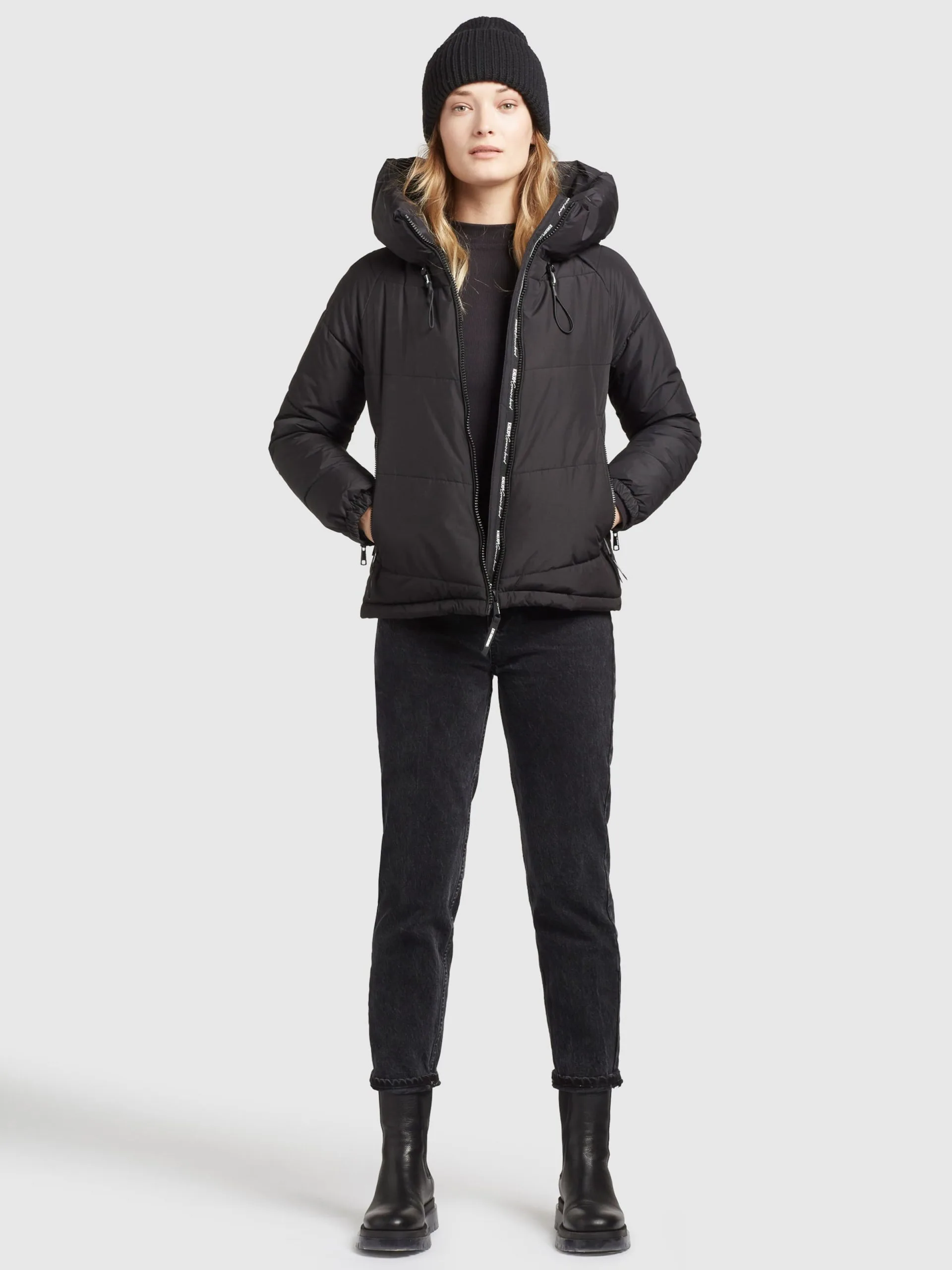 Khujo Winterjassen Winterjas Esila Dames Zwart - Afbeelding 3