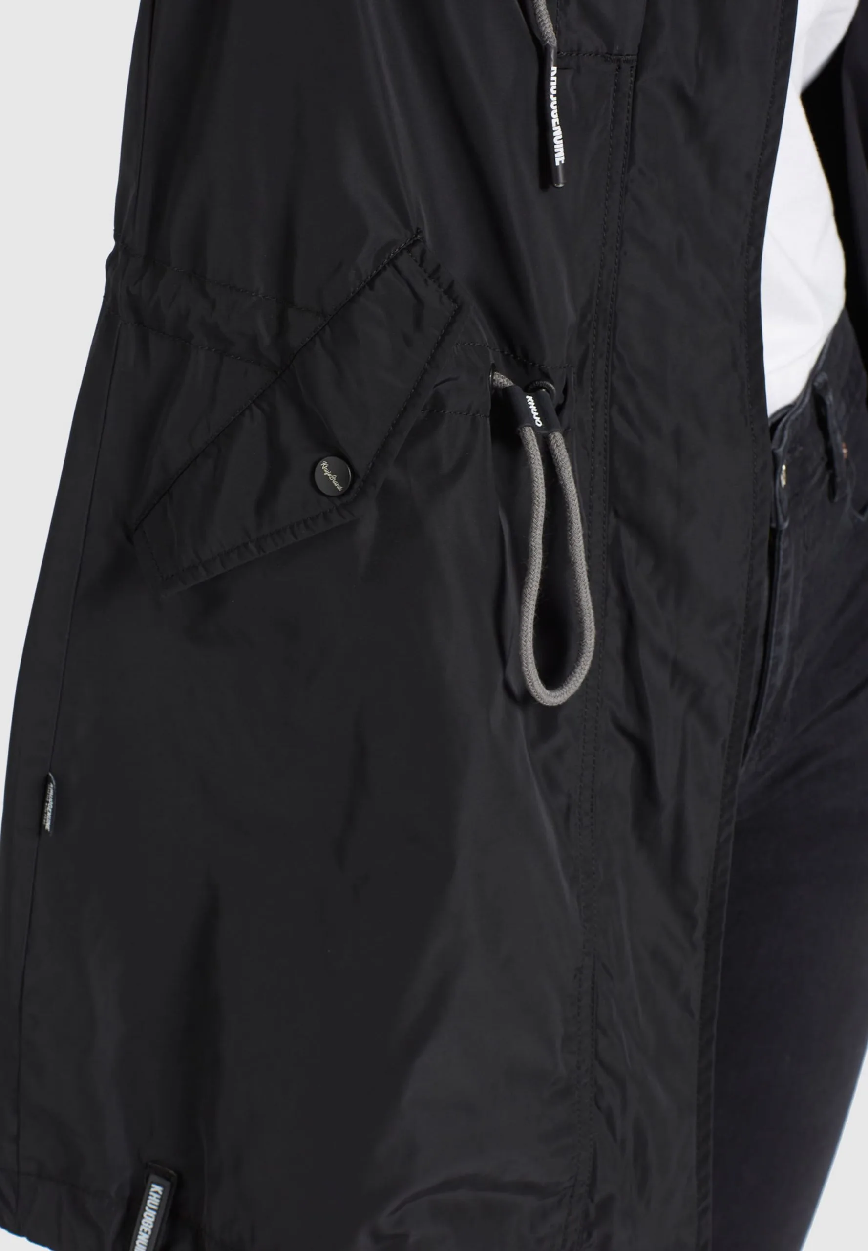 Khujo Parkas Tussenparka Catharina Dames Zwart - Afbeelding 8