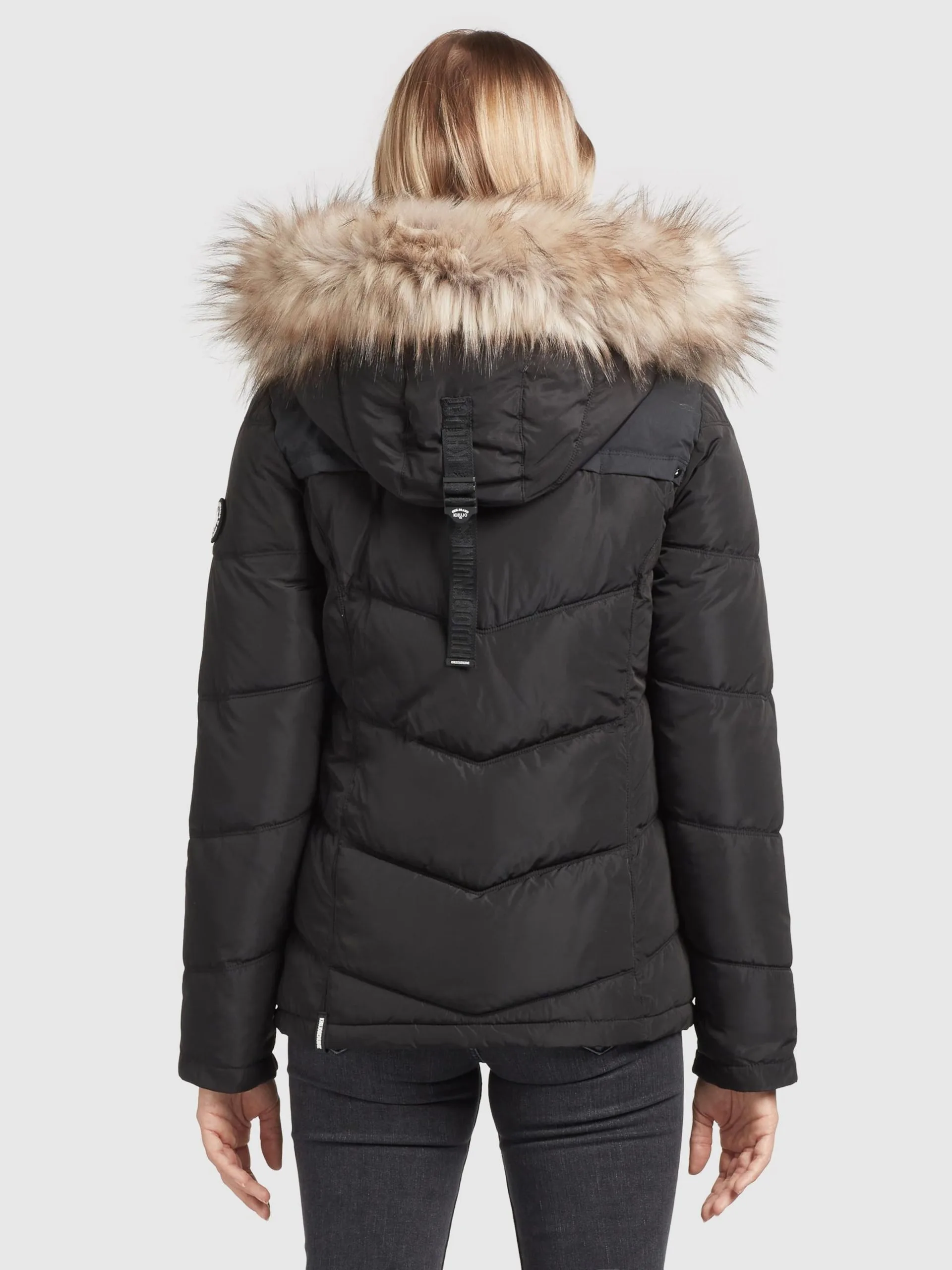 Khujo Winterjassen Winterjas Winsen Dames Zwart - Afbeelding 4