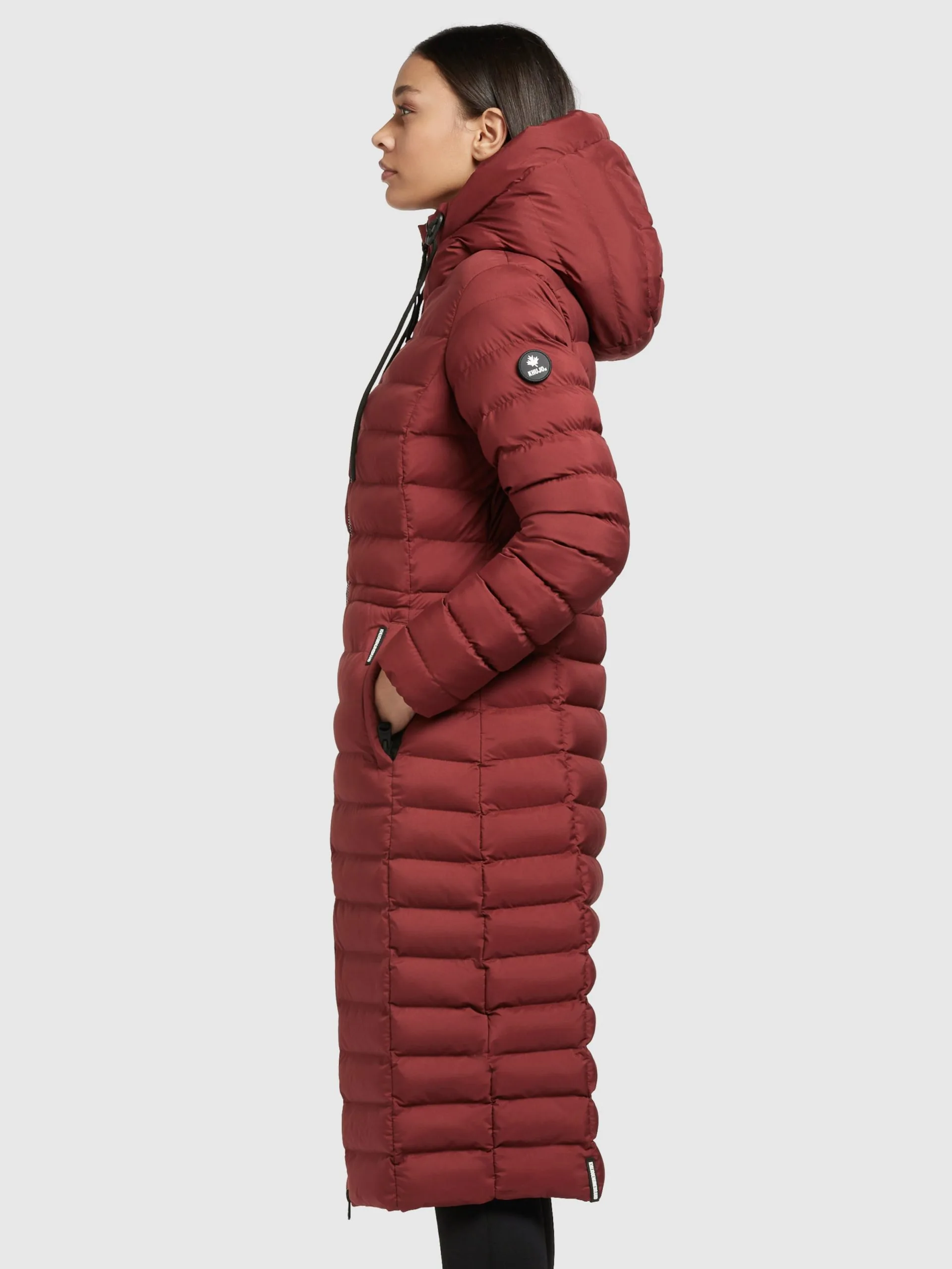 Khujo Wintermantels Wintermantel Mimi Dames Roestrood - Afbeelding 5