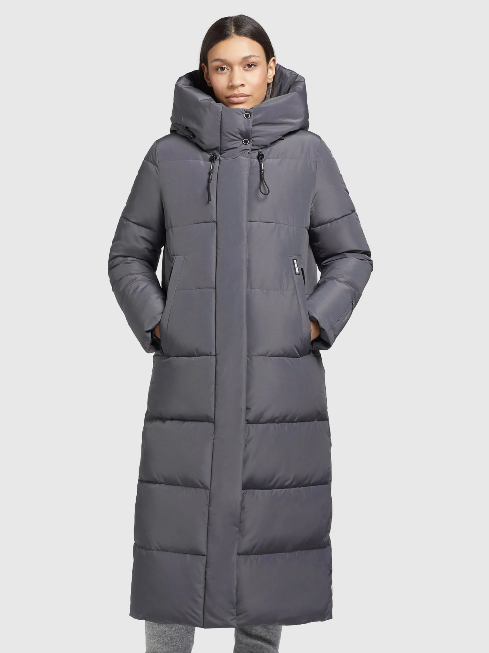 Khujo Wintermantels Wintermantel Soulani Dames Stone Grey - Afbeelding 2