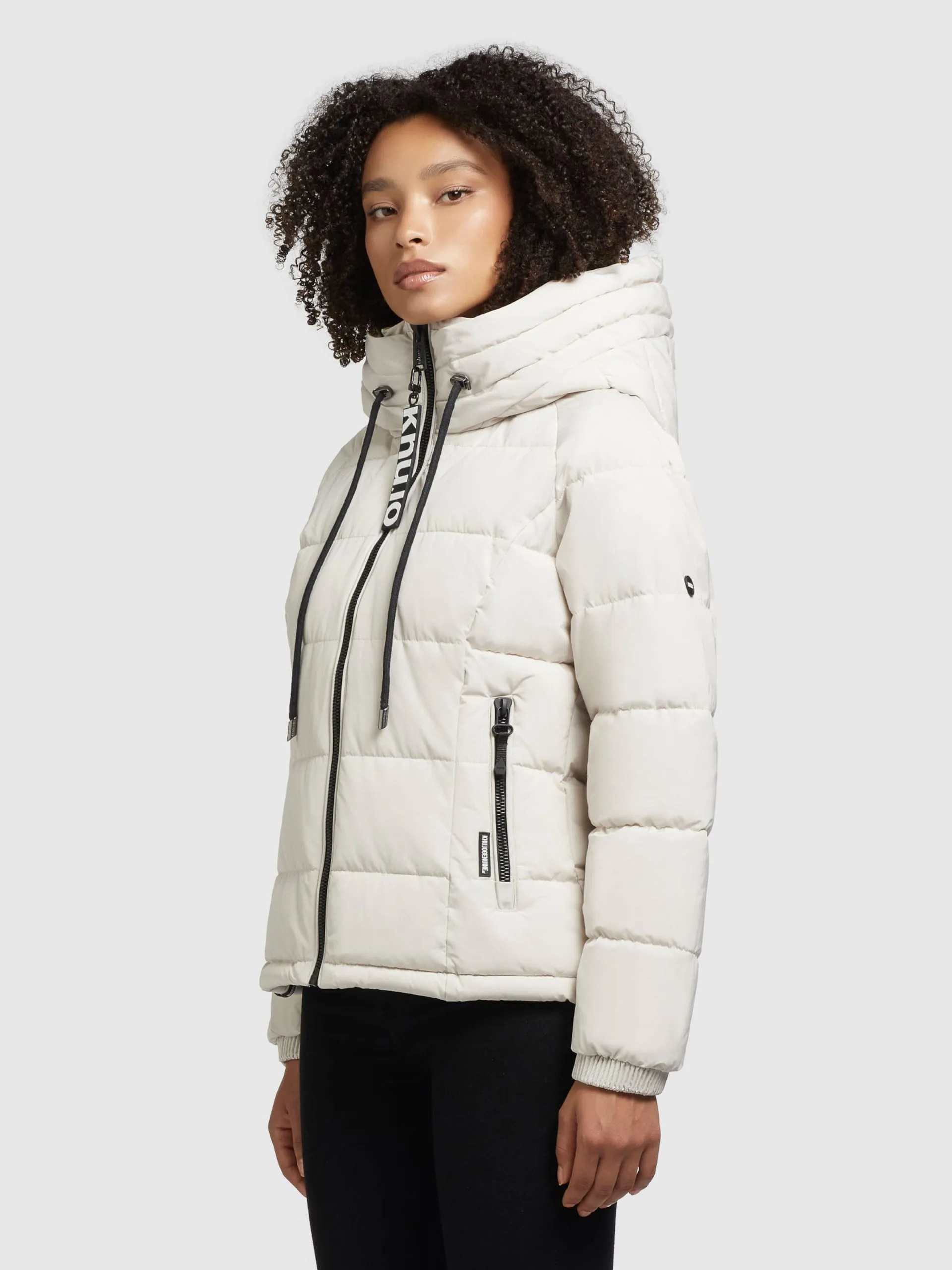 Khujo Winterjassen Winterjas Joilee Dames Offwhite - Afbeelding 5