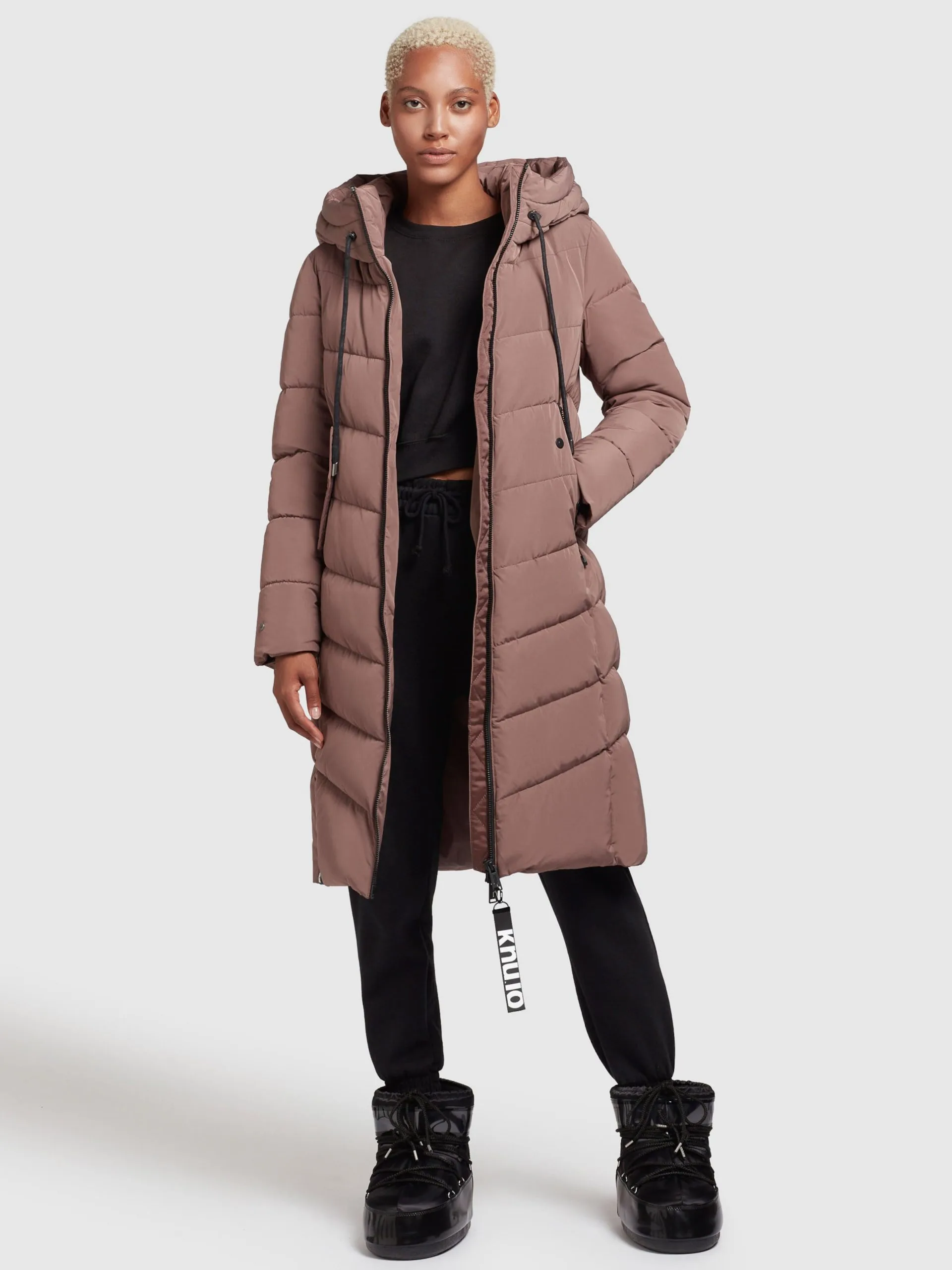 Khujo Wintermantels Wintermantel Ayleena Dames Chamois - Afbeelding 6