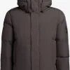 Khujo Winterjassen Winterjas Cann Heren Donkergrijs