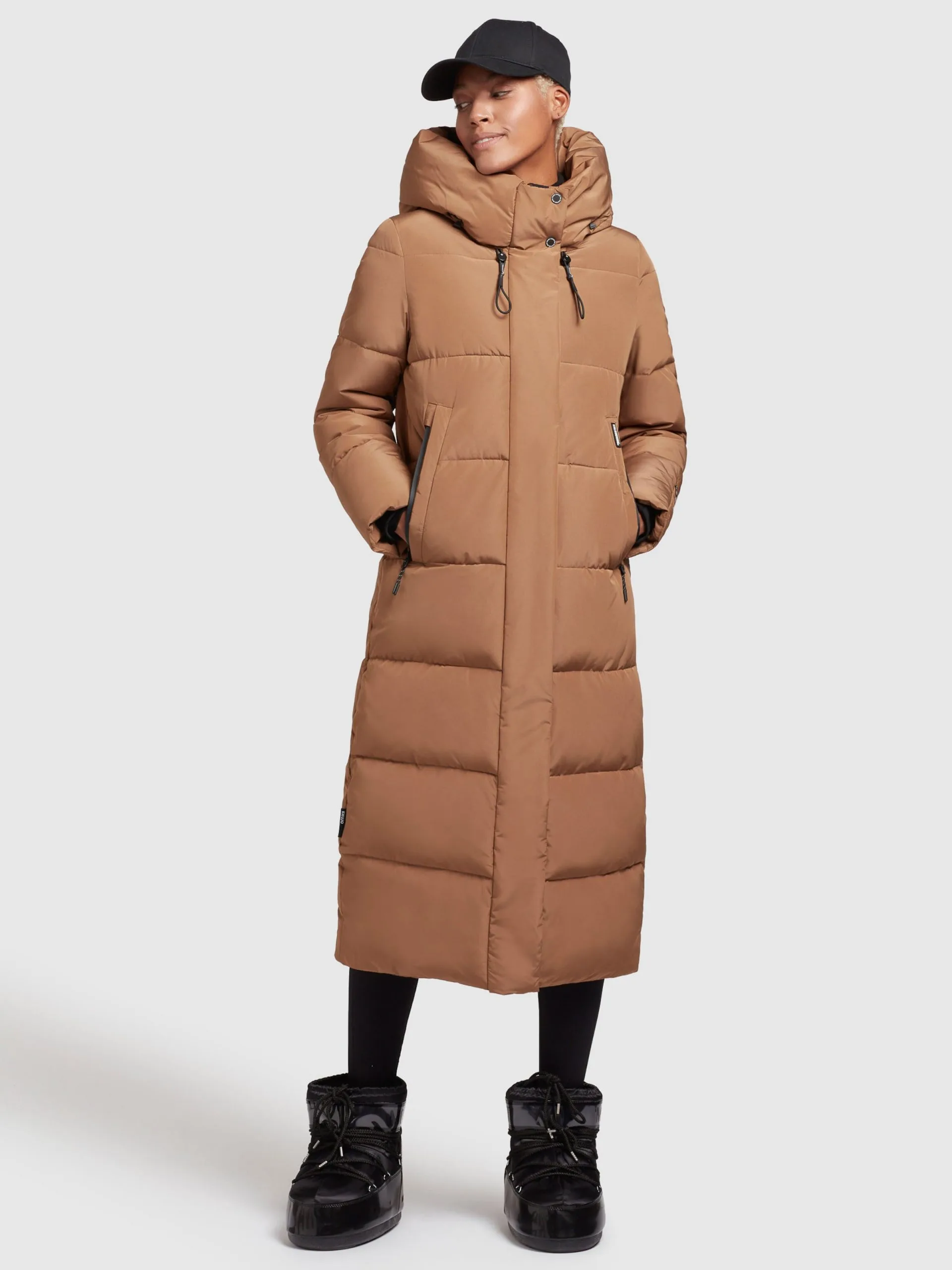 Khujo Wintermantels Wintermantel Soulani Dames Oker - Afbeelding 3