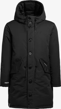 Khujo Parkas Winterparka Terra Heren Zwart