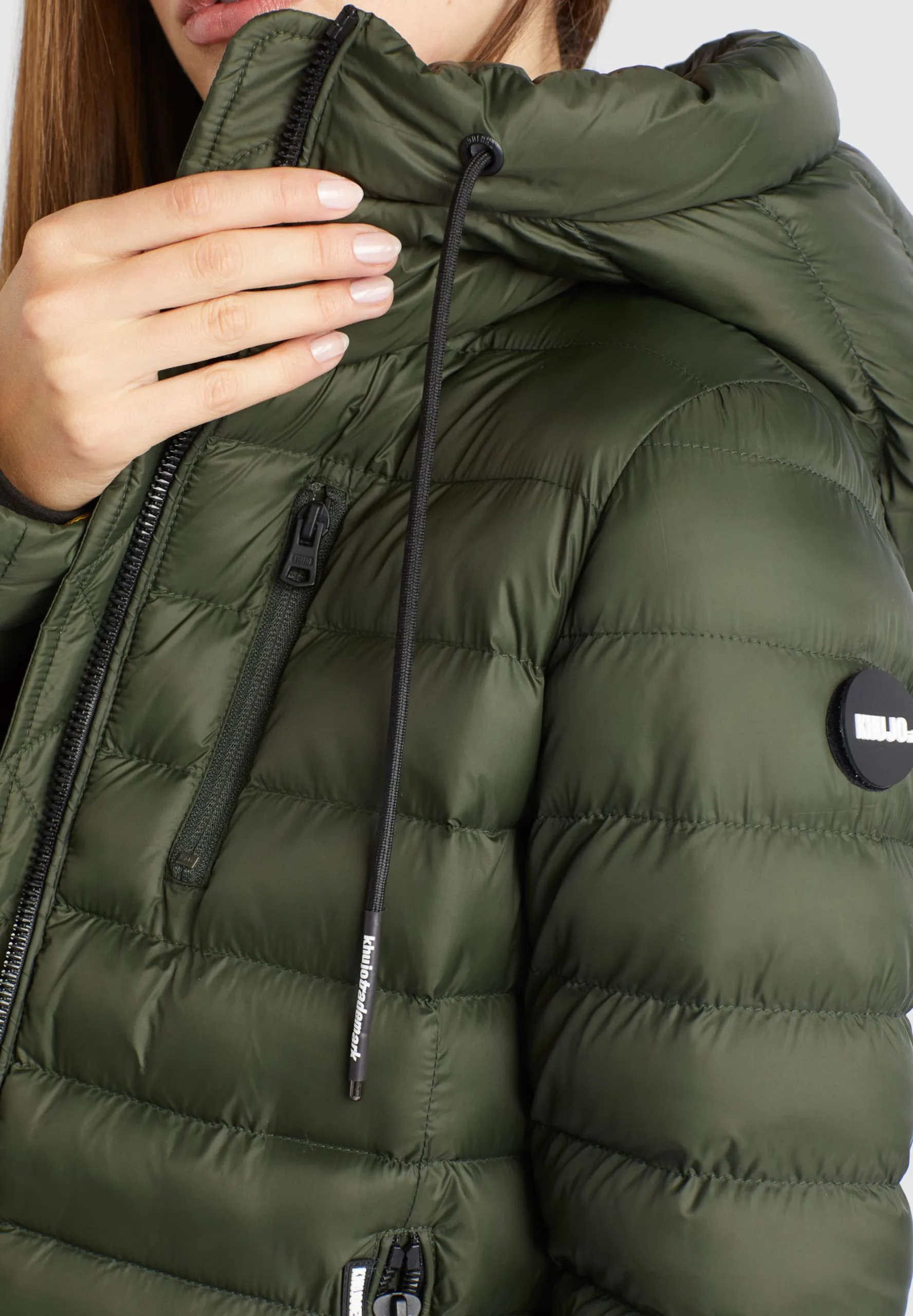 Khujo Winterjassen Winterjas Lovina Dames Kaki - Afbeelding 9