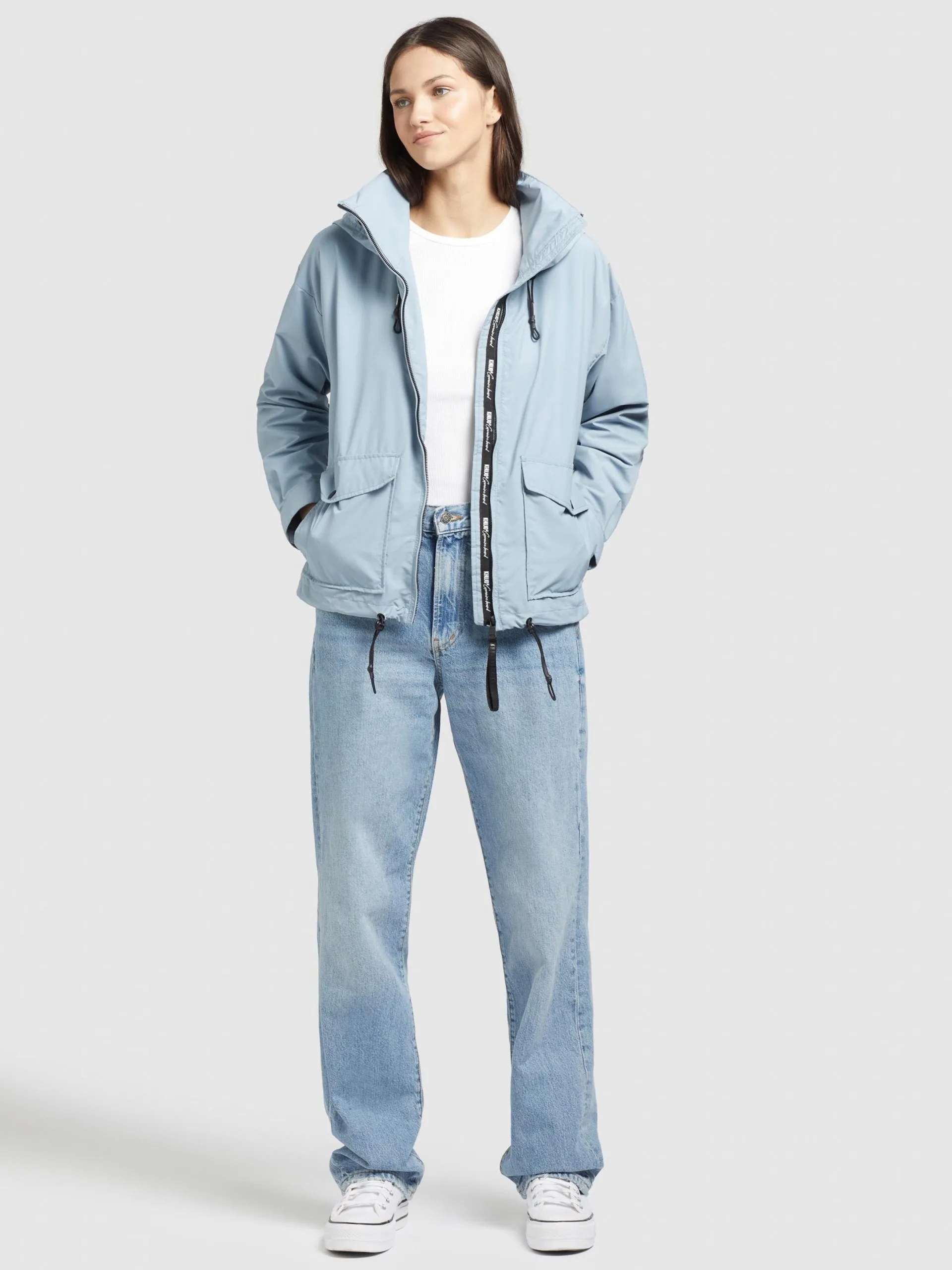 Khujo Tussenjassen Tussenjas BLAIR Dames Lichtblauw - Afbeelding 2