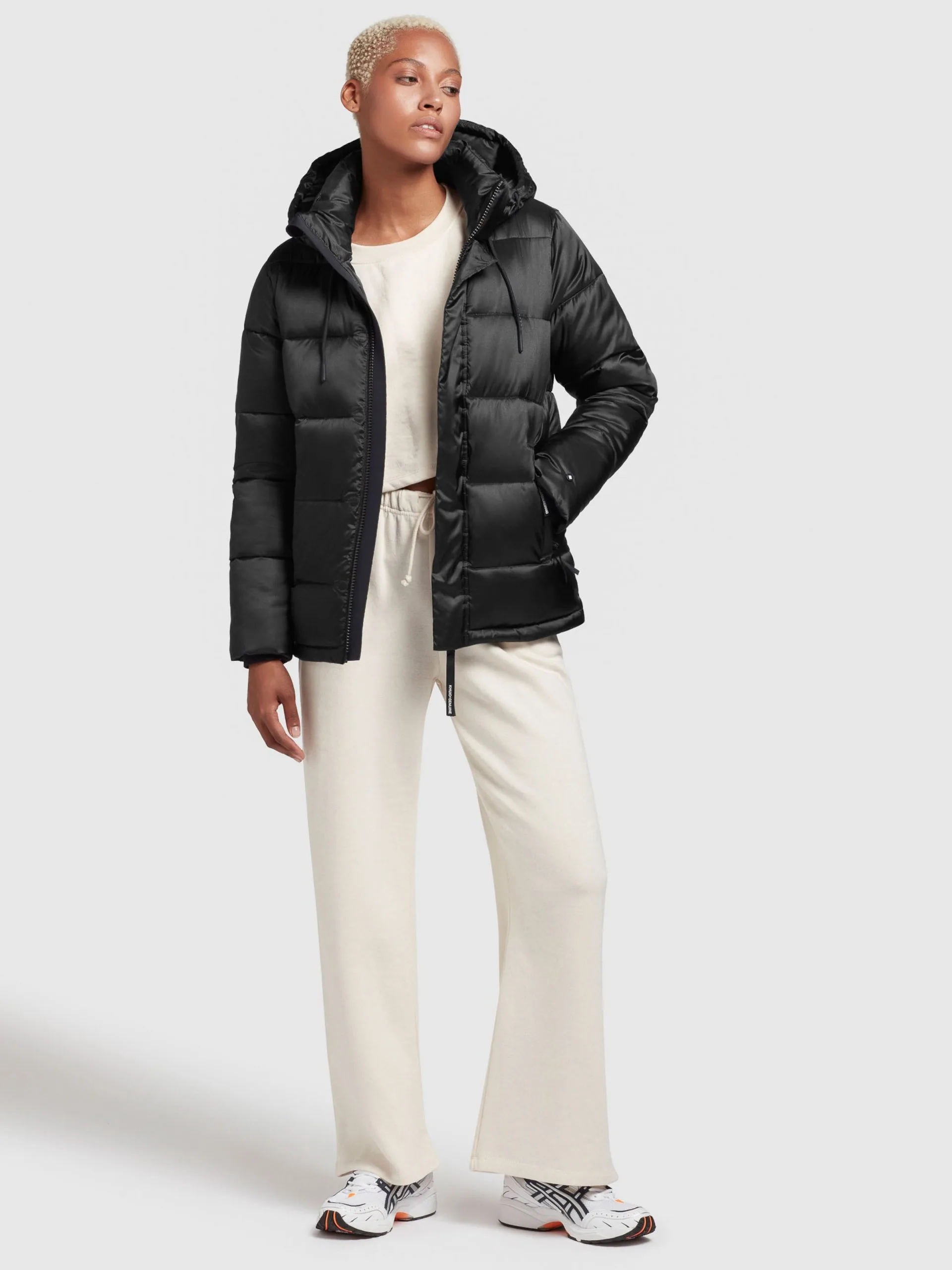 Khujo Winterjassen Winterjas Evona Dames Zwart - Afbeelding 6