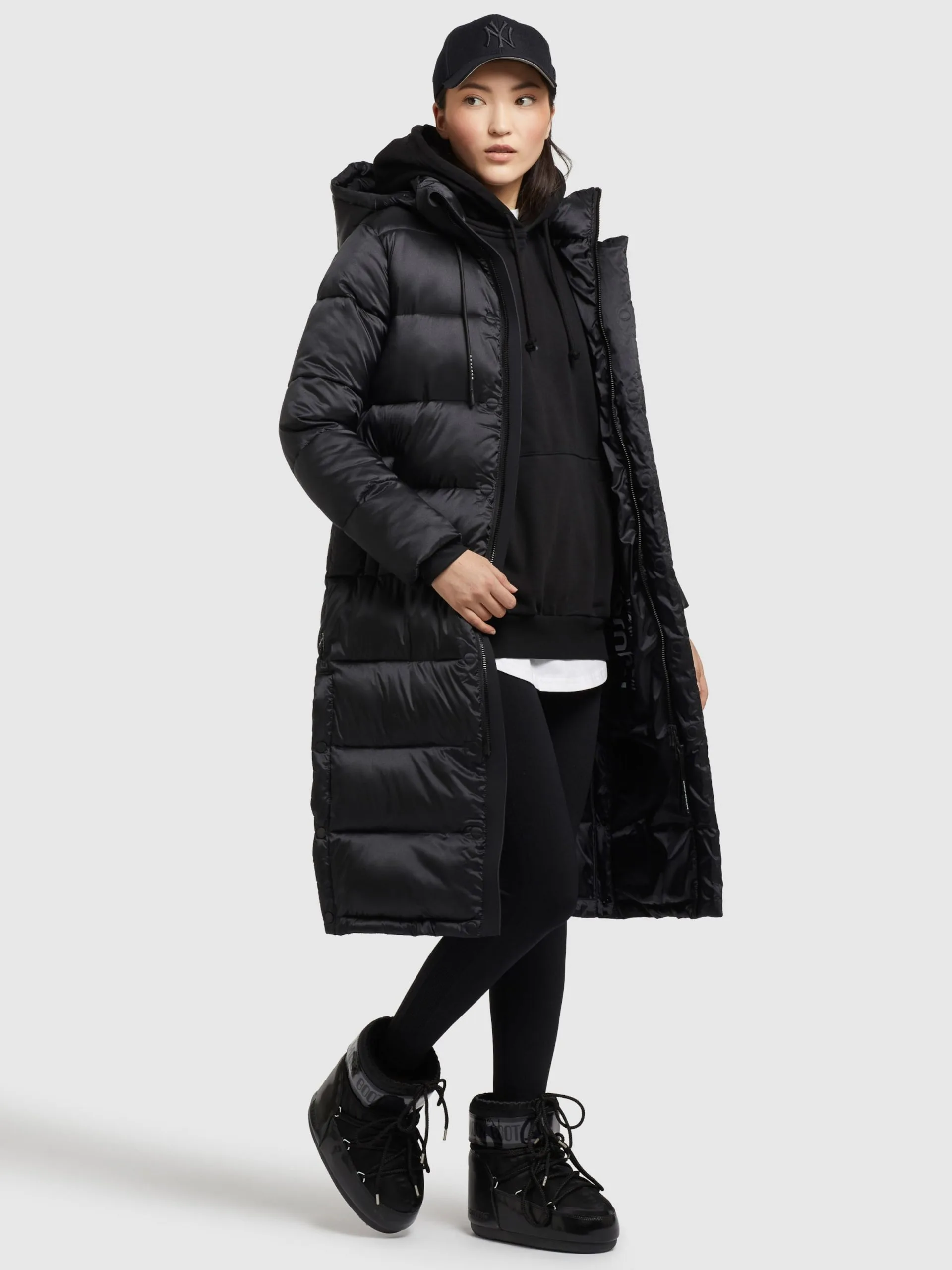 Khujo Wintermantels Wintermantel Julina Dames Zwart - Afbeelding 5