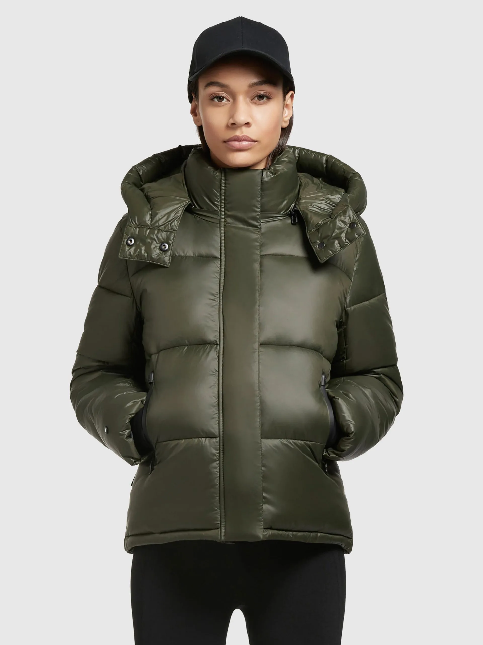 Khujo Winterjassen Winterjas Valona Dames Donkergroen - Afbeelding 2