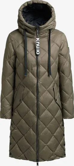 Khujo Wintermantels Wintermantel LENNJA Dames Kaki