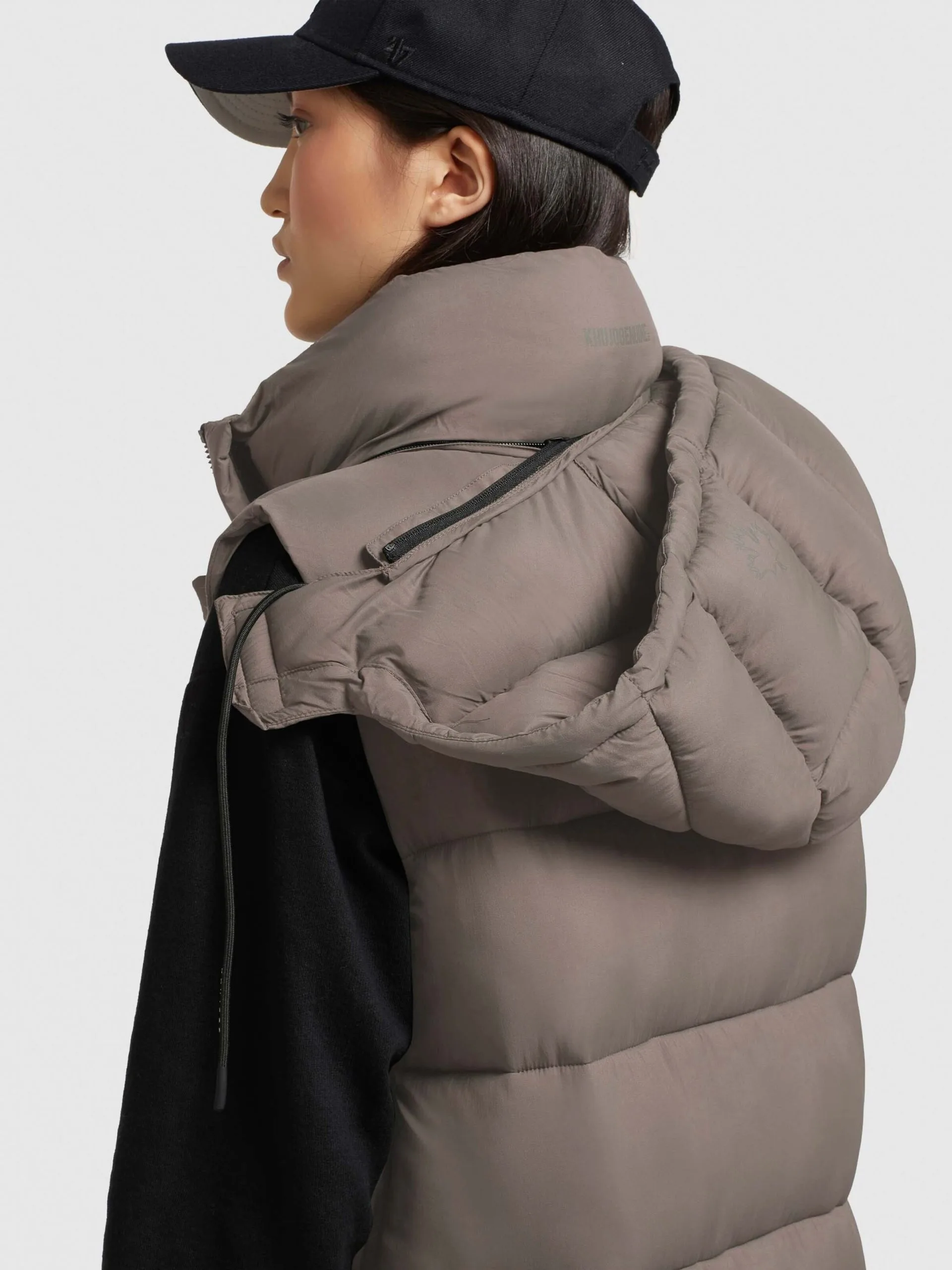 Khujo Bodywarmers Bodywarmer Tourin Dames Bruin - Afbeelding 8