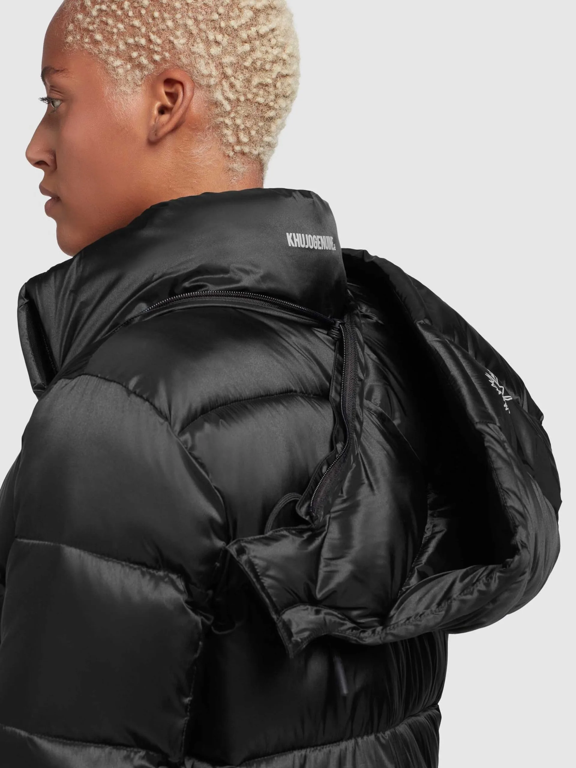 Khujo Winterjassen Winterjas Evona Dames Zwart - Afbeelding 8