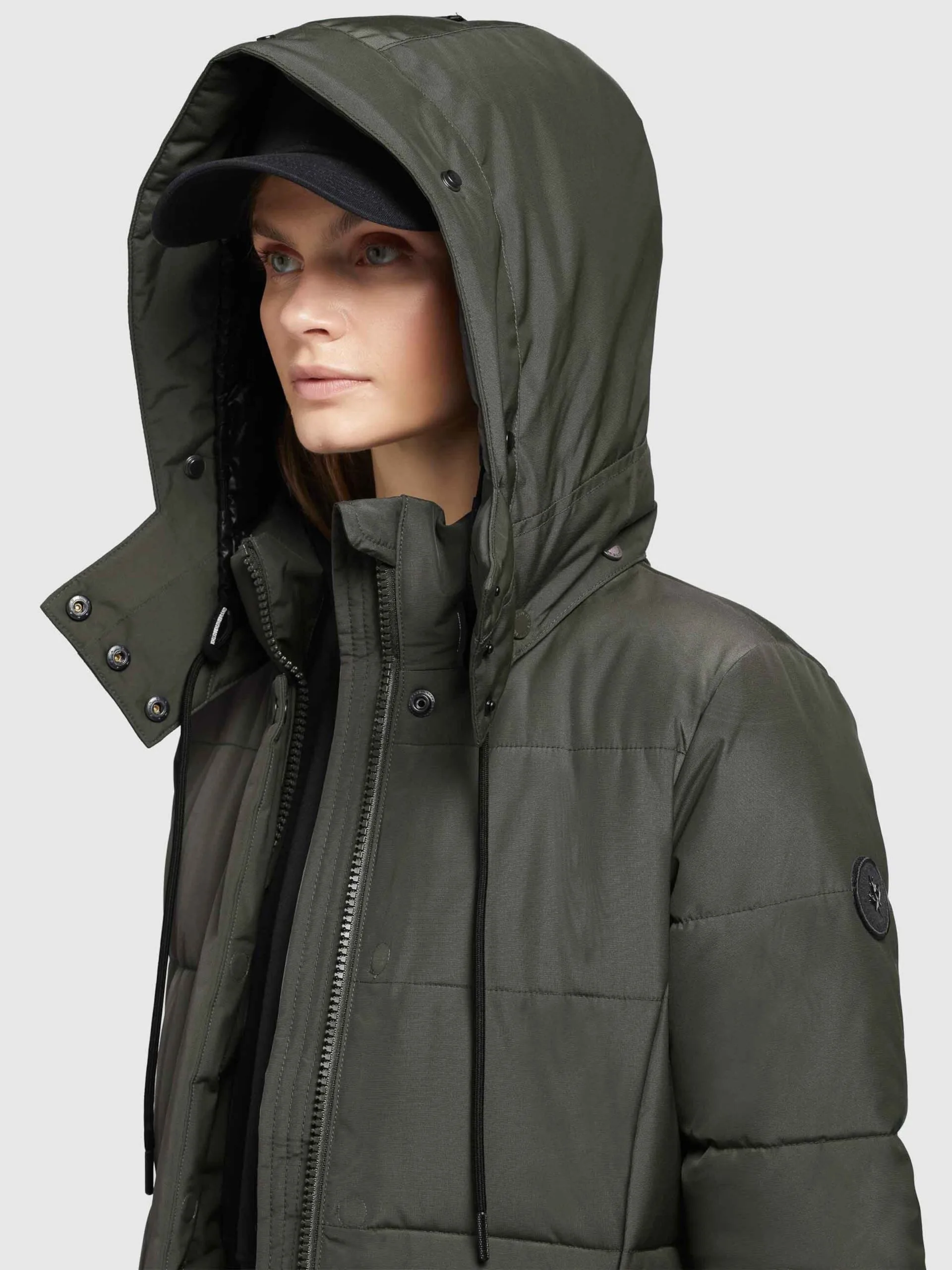 Khujo Wintermantels Wintermantel Cliv Dames Donkergroen - Afbeelding 7