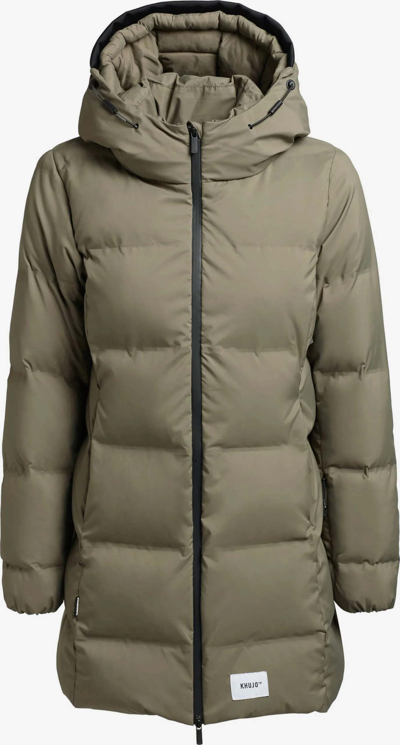 Khujo Winterjassen Winterjas Tanare Dames Olijfgroen