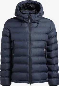 Khujo Winterjassen Winterjas Gamer Heren Donkerblauw