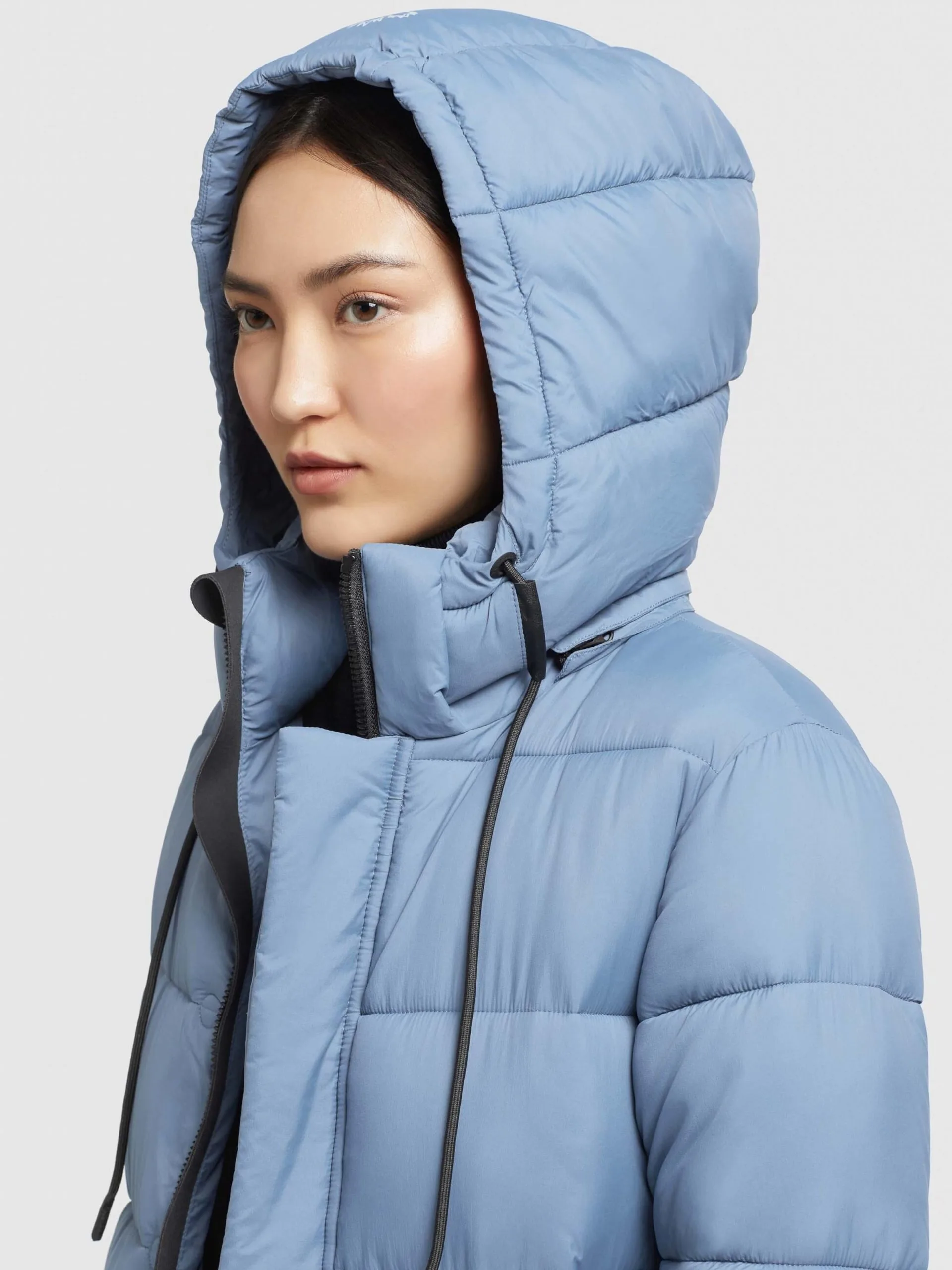 Khujo Wintermantels Wintermantel Julina Dames Lichtblauw - Afbeelding 6