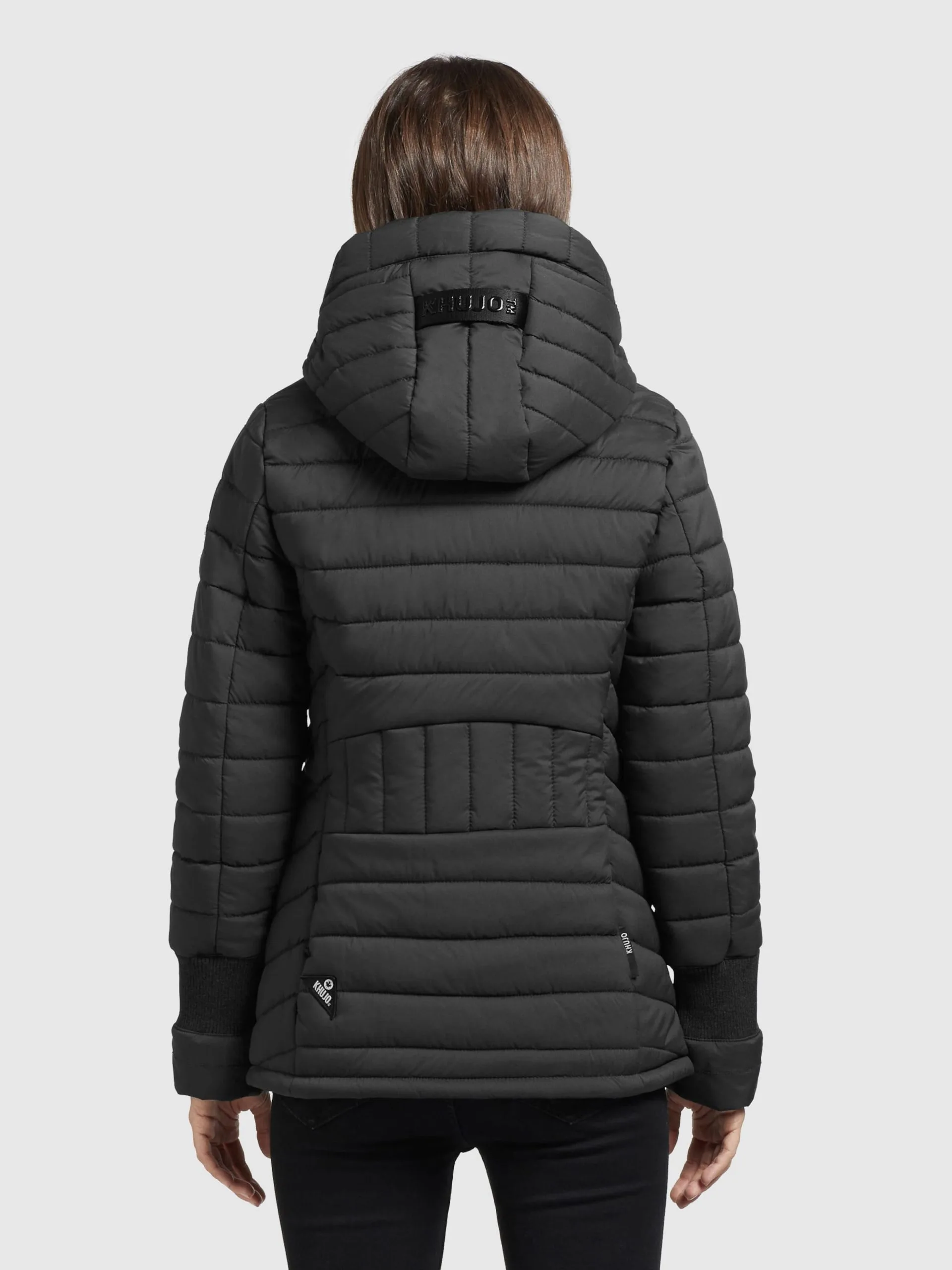 Khujo Winterjassen Winterjas Patt Dames Zwart - Afbeelding 4