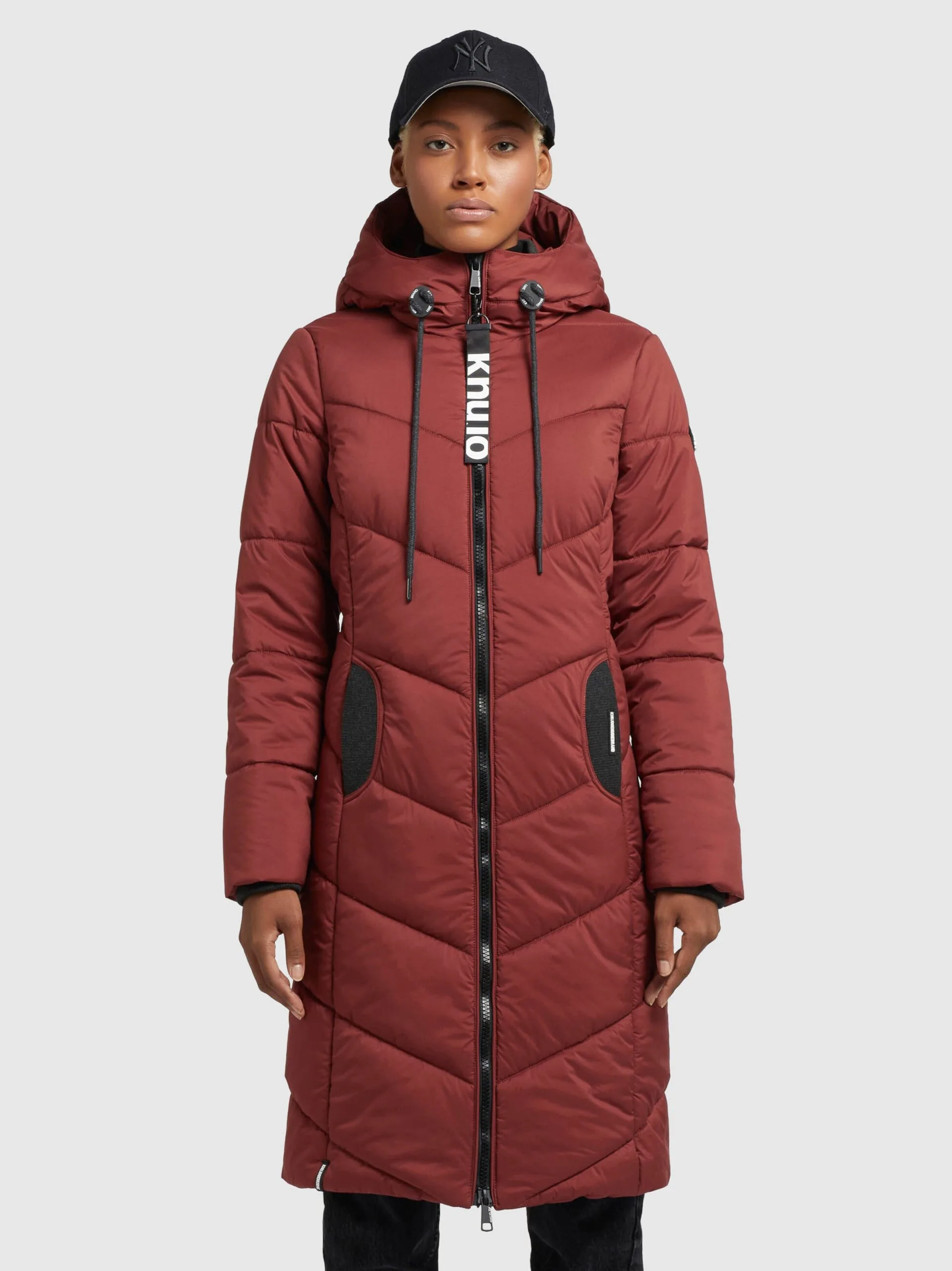 Khujo Tussenmantels Tussenmantel Aribay Dames Roestrood - Afbeelding 2