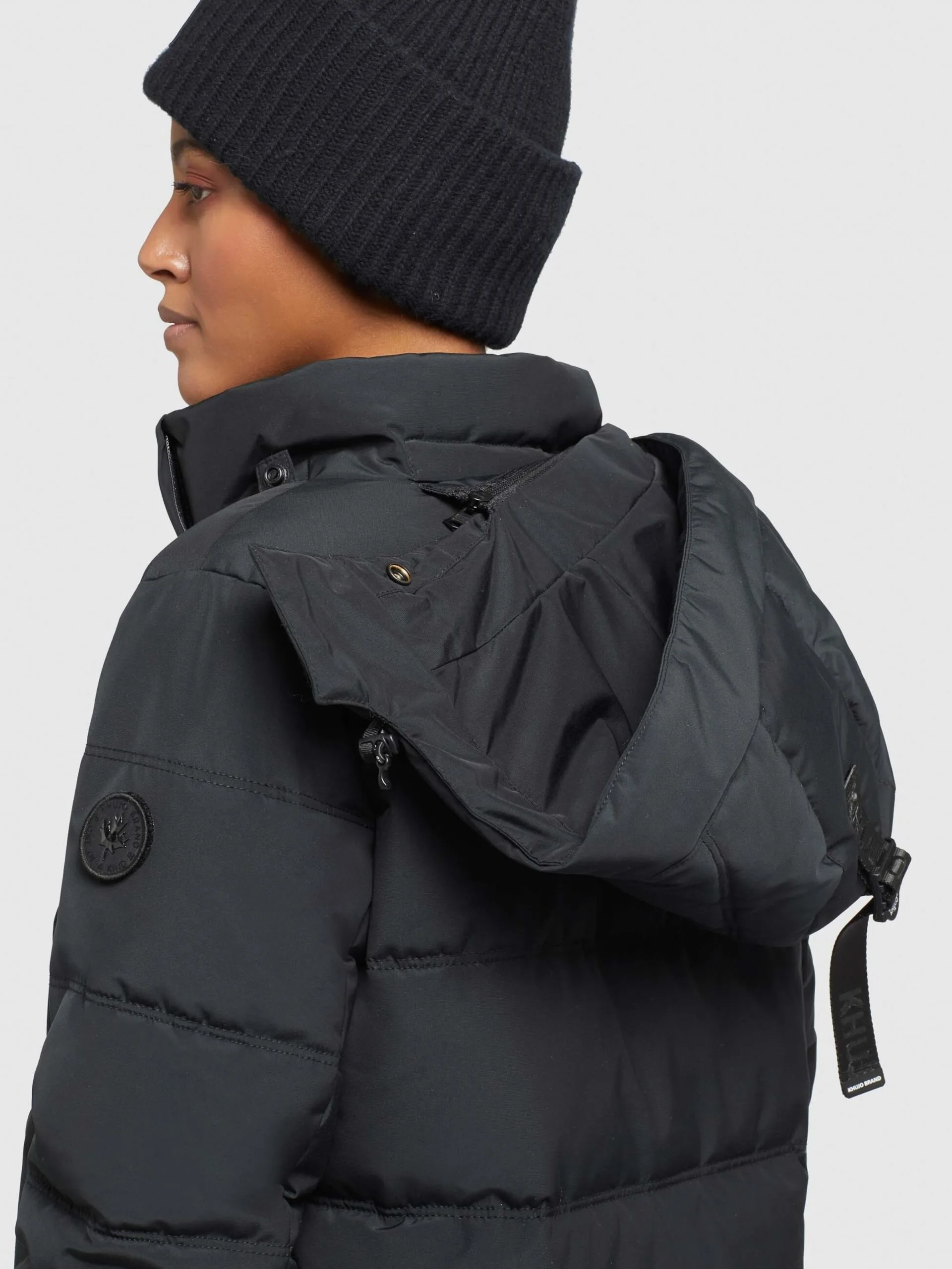 Khujo Wintermantels Wintermantel Kleo Dames Zwart - Afbeelding 8