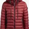 Khujo Winterjassen Winterjas Lona Shine Dames Roestrood