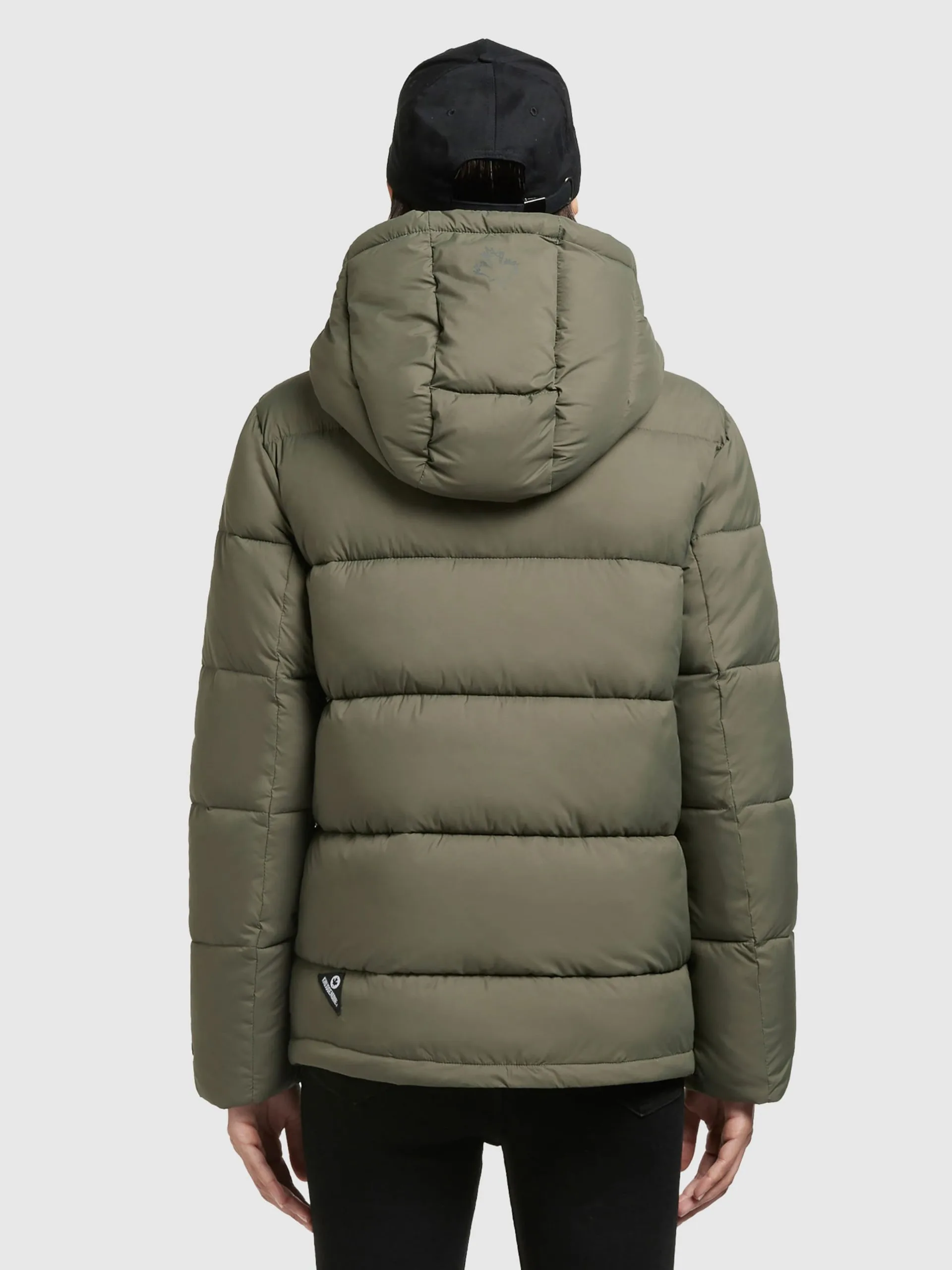 Khujo Winterjassen Winterjas Evona Dames Kaki - Afbeelding 4