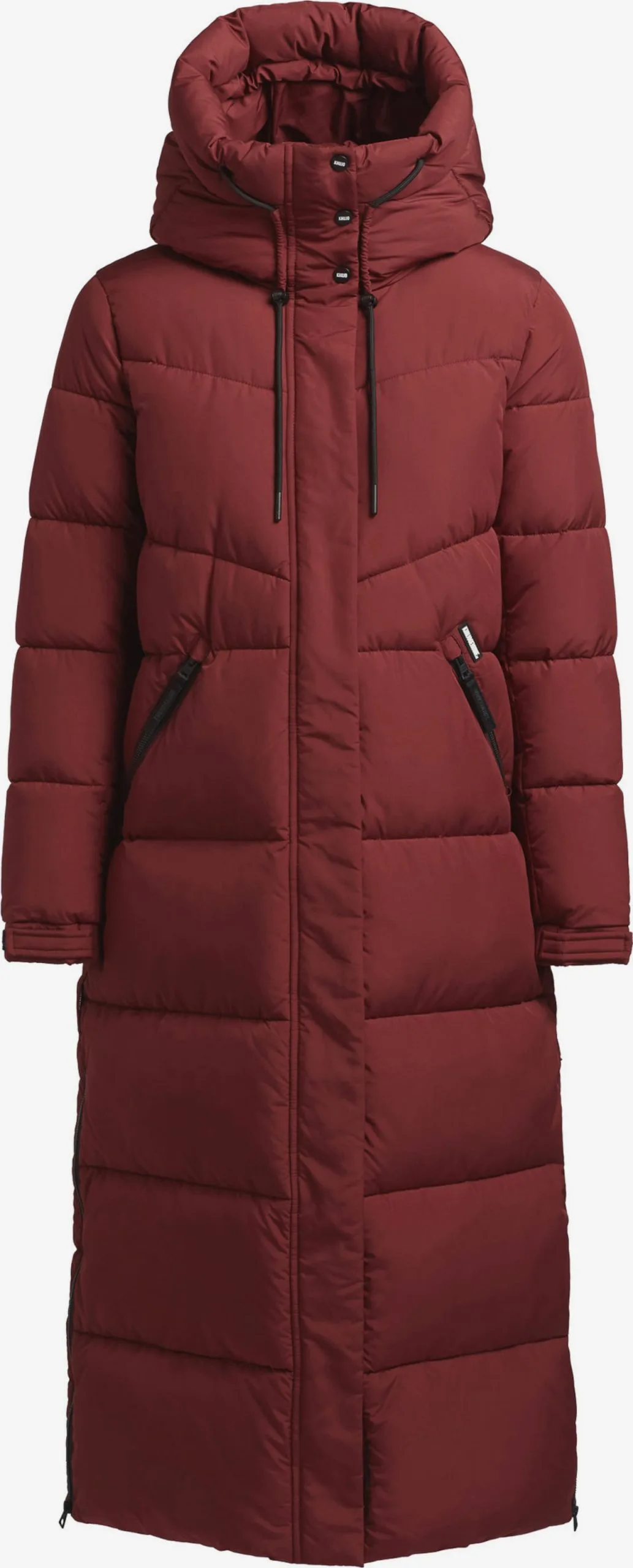 Khujo Wintermantels Wintermantel SHIMANTA2 Dames Donkerrood