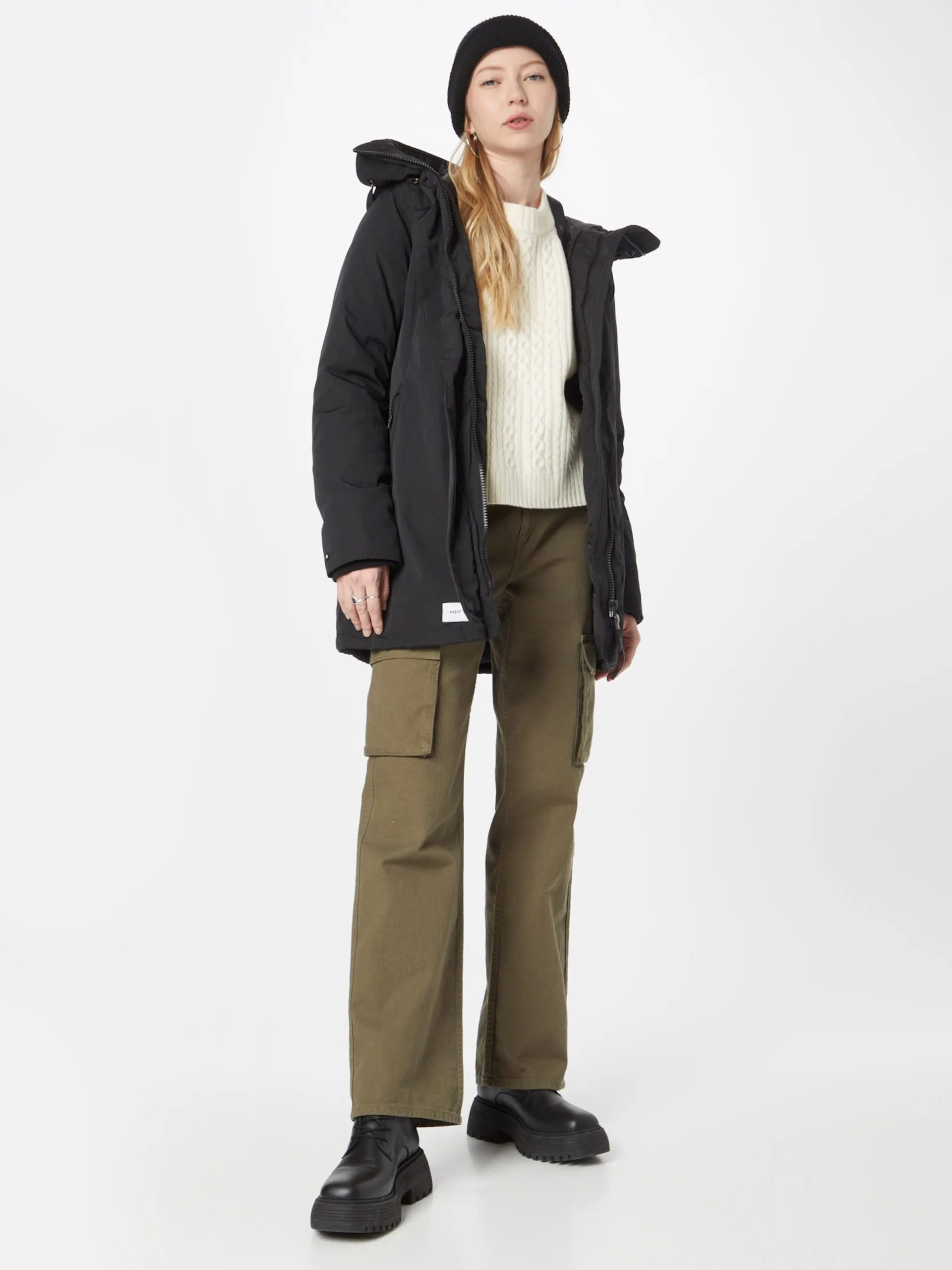 Khujo Winterjassen Winterjas Kanda 2 Dames Zwart - Afbeelding 4