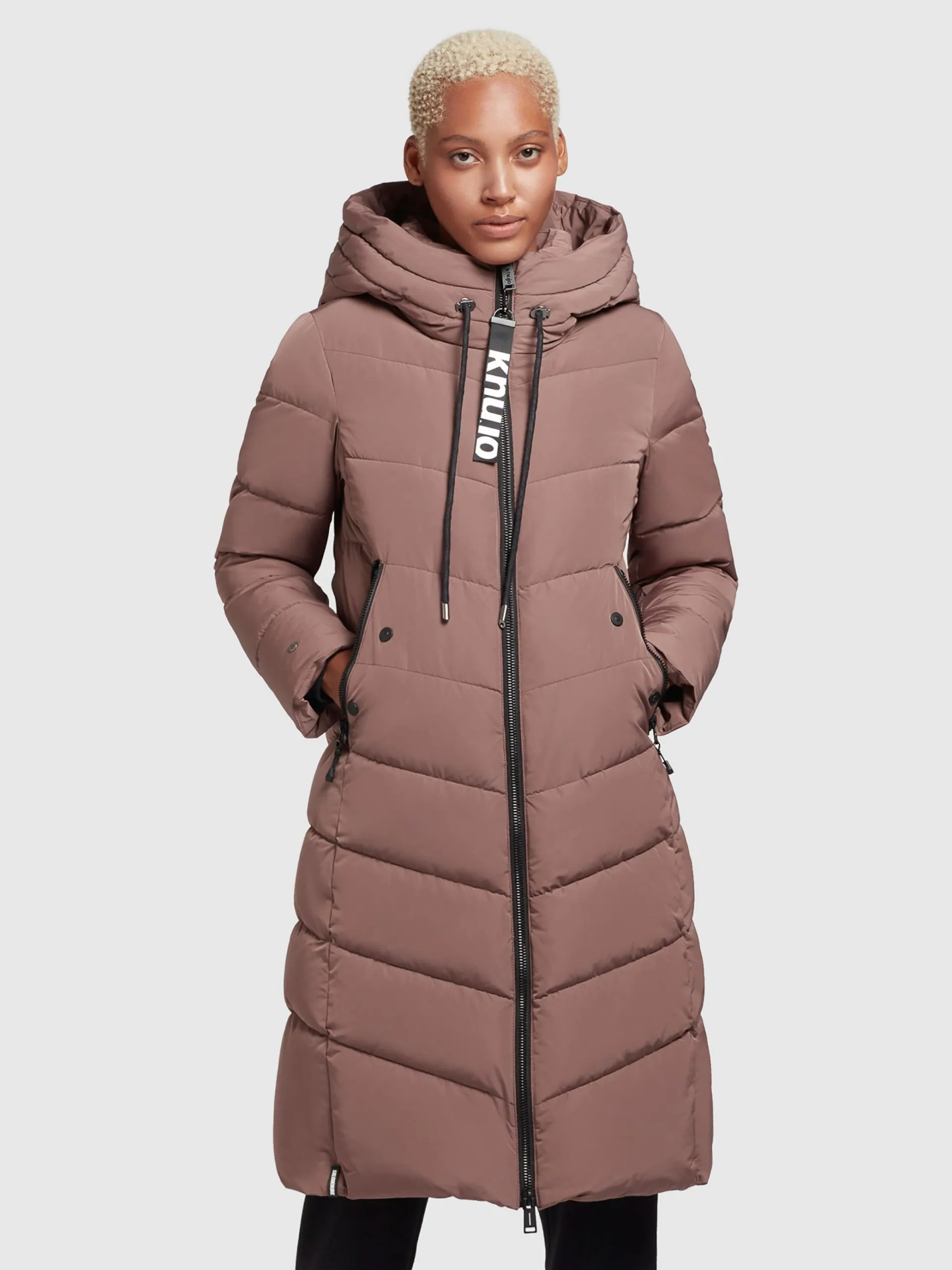 Khujo Wintermantels Wintermantel Ayleena Dames Chamois - Afbeelding 2