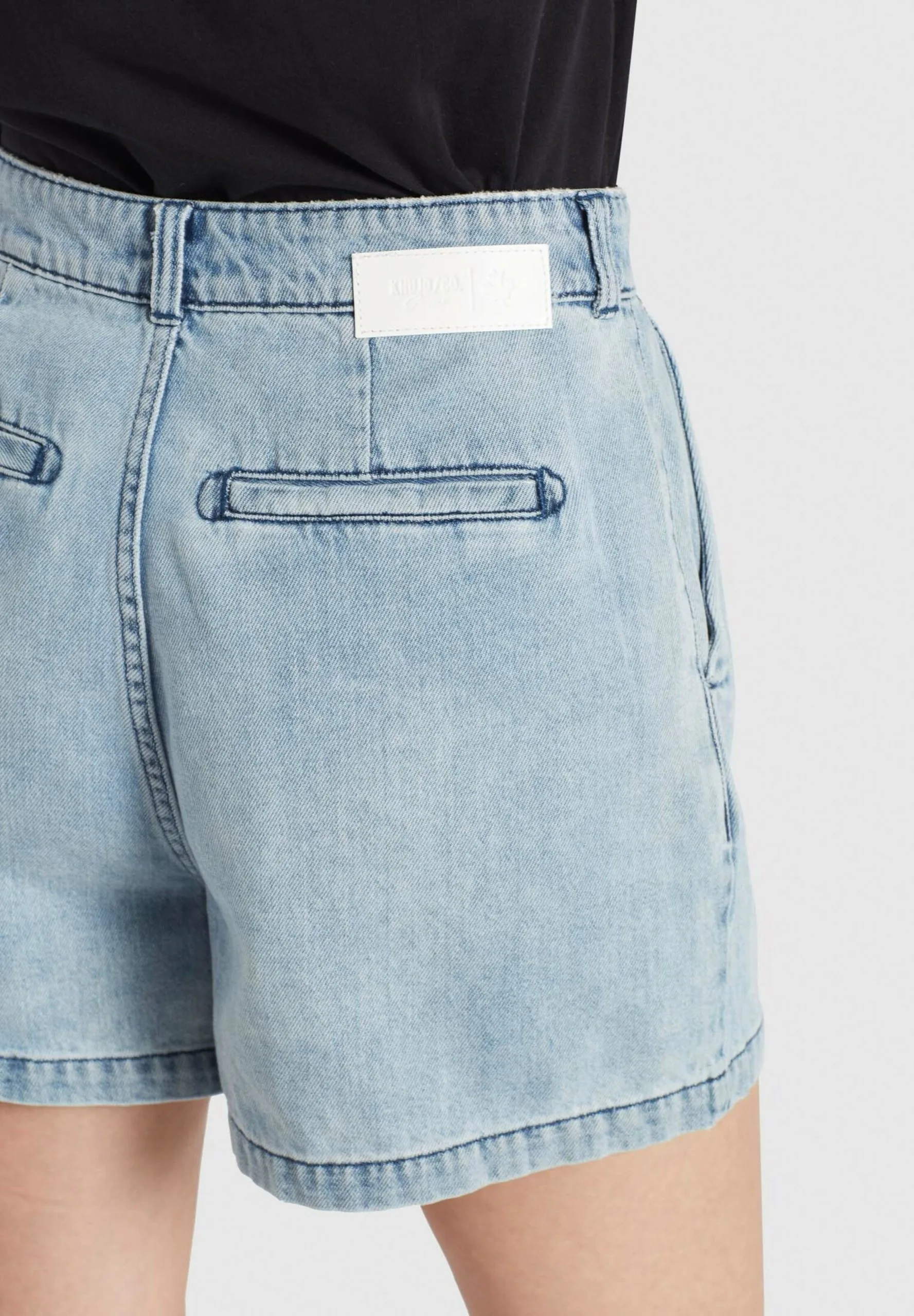 Khujo Jeans Loosefit Bandplooi Jeans Cambel Dames Blauw - Afbeelding 7