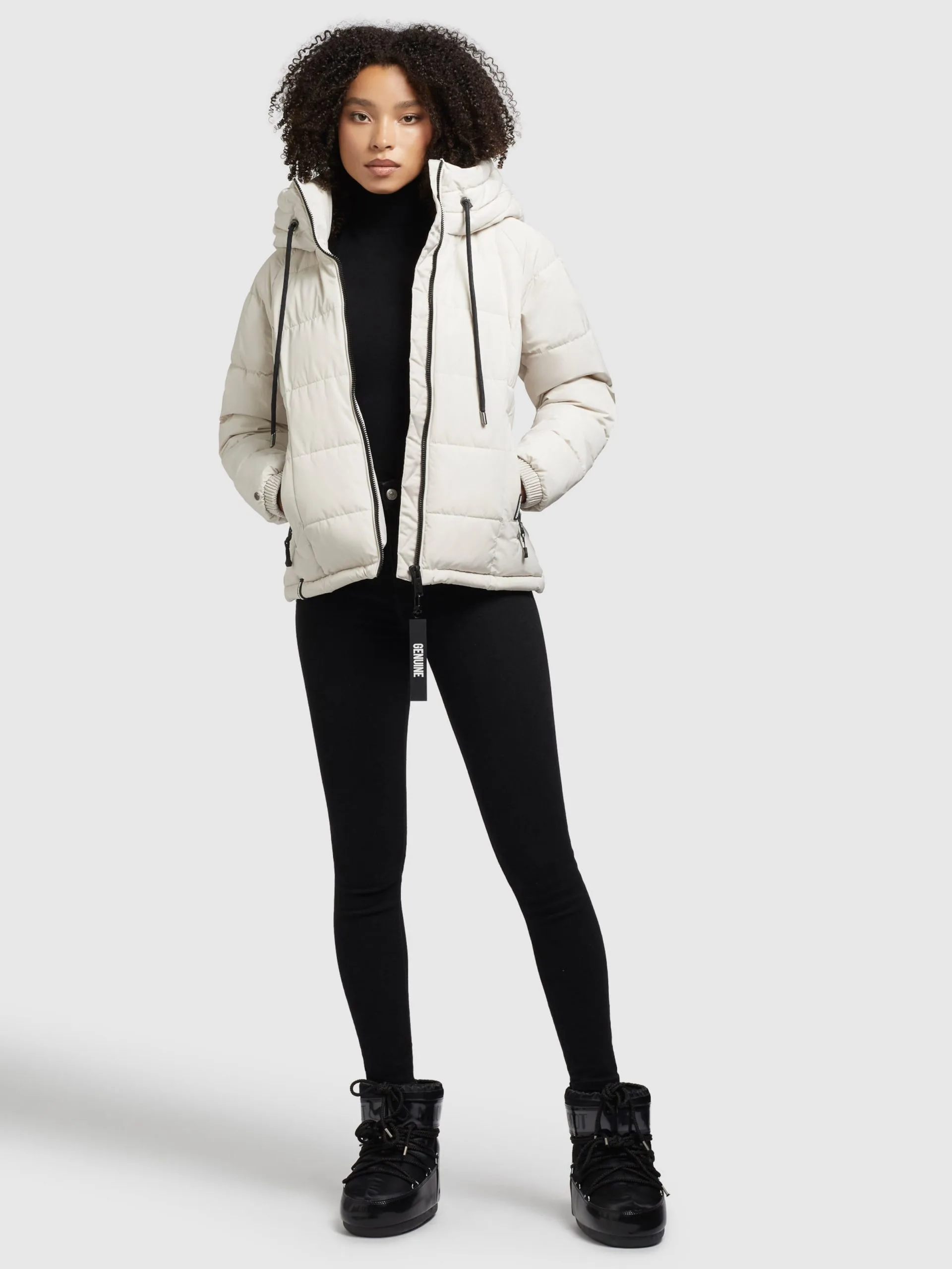 Khujo Winterjassen Winterjas Joilee Dames Offwhite - Afbeelding 3