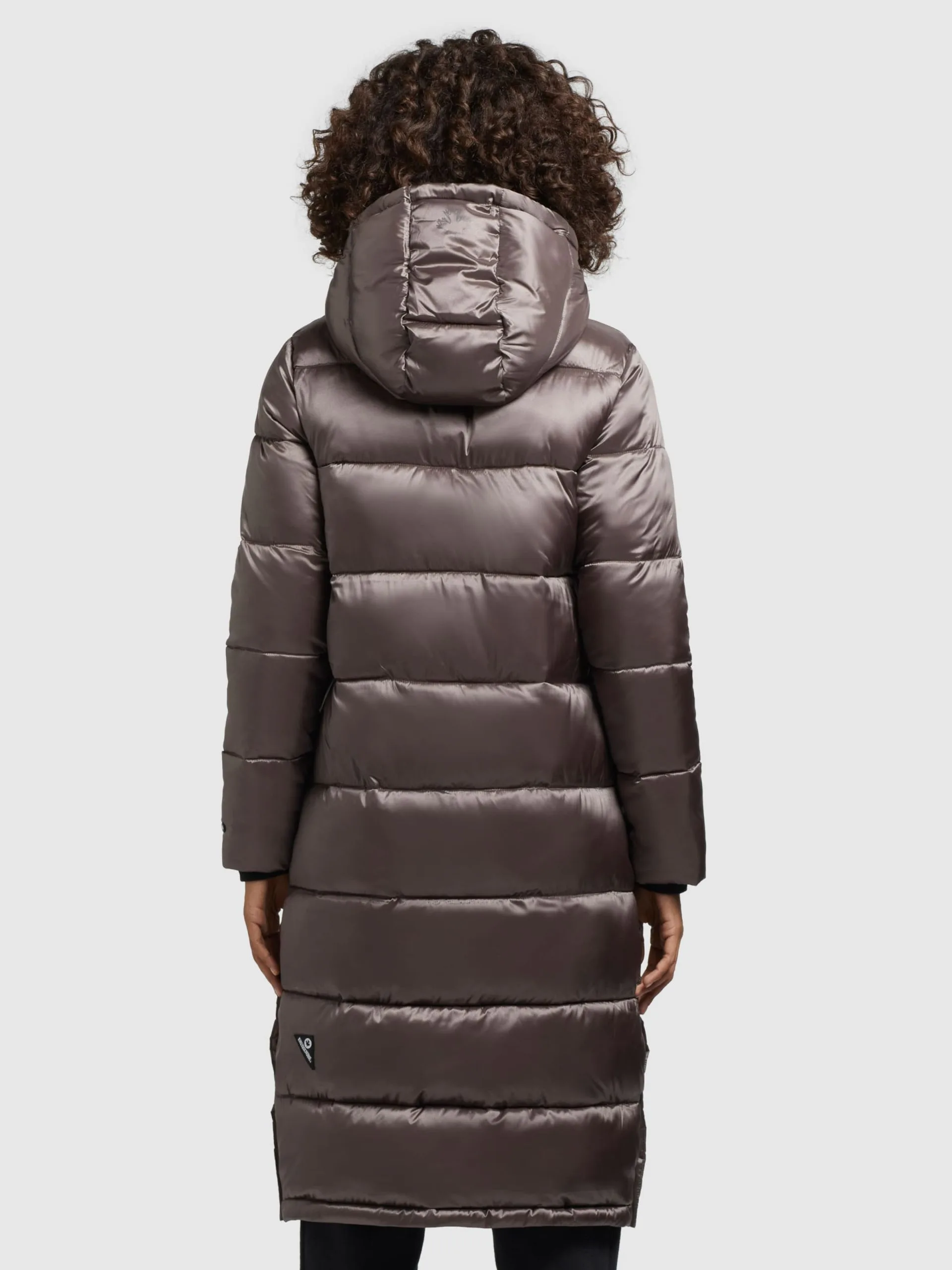 Khujo Wintermantels Wintermantel Julina Dames Taupe - Afbeelding 4