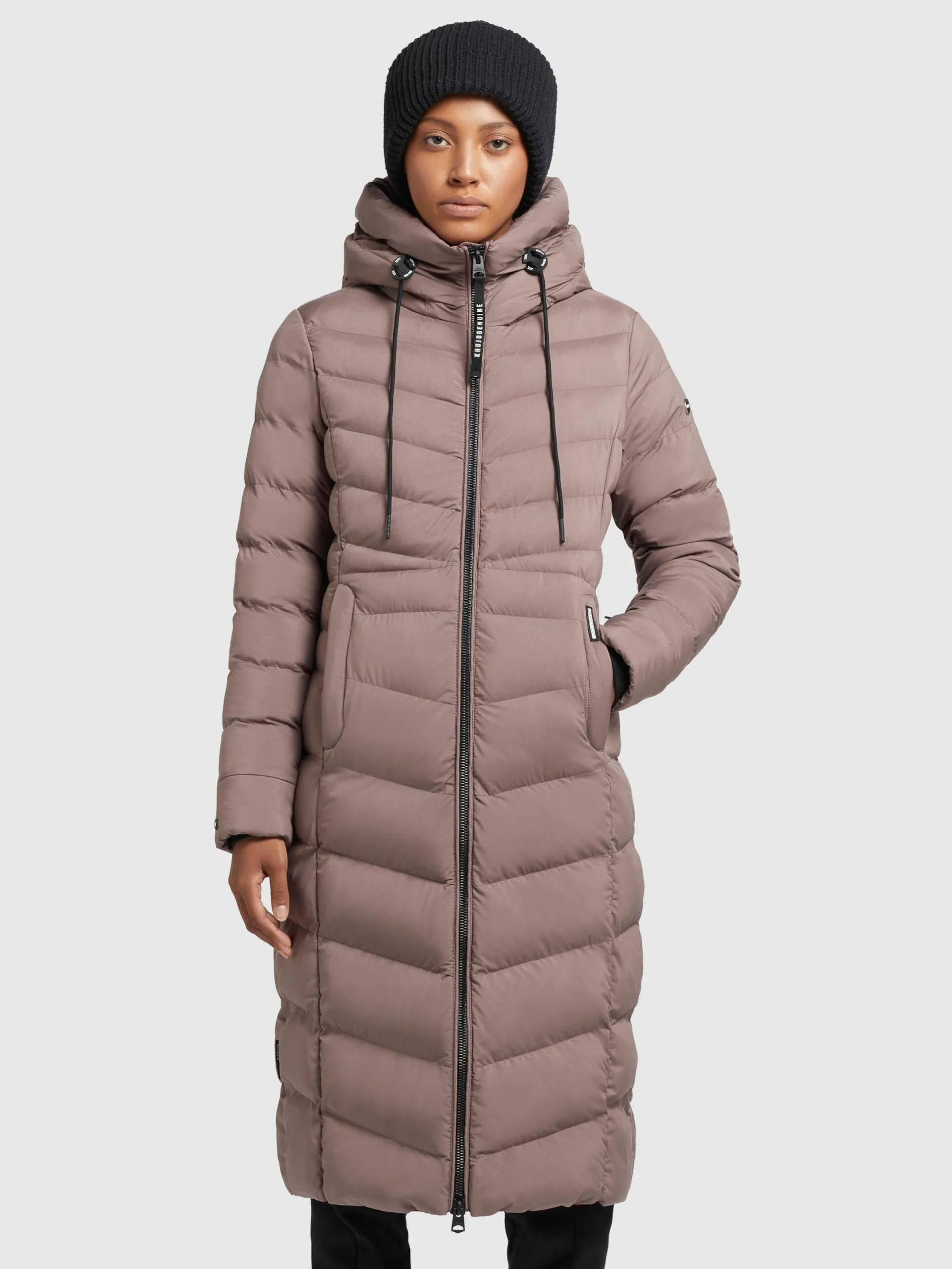 Khujo Wintermantels Wintermantel Ingram2 Dames Taupe - Afbeelding 2